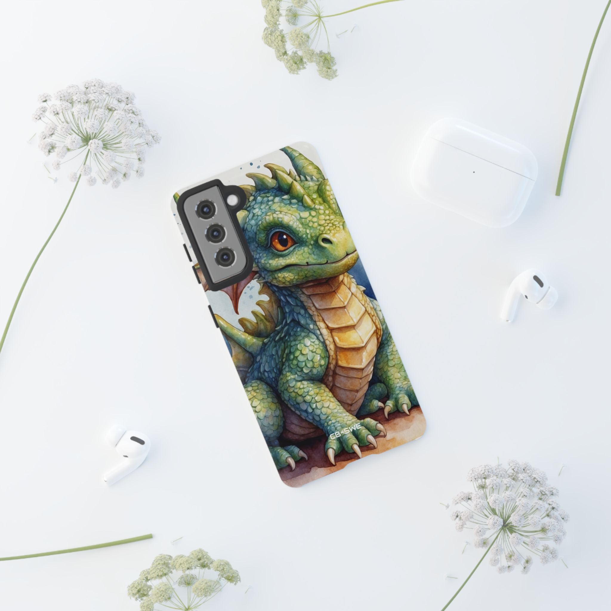 Green Dragon Smiles - Samsung Case