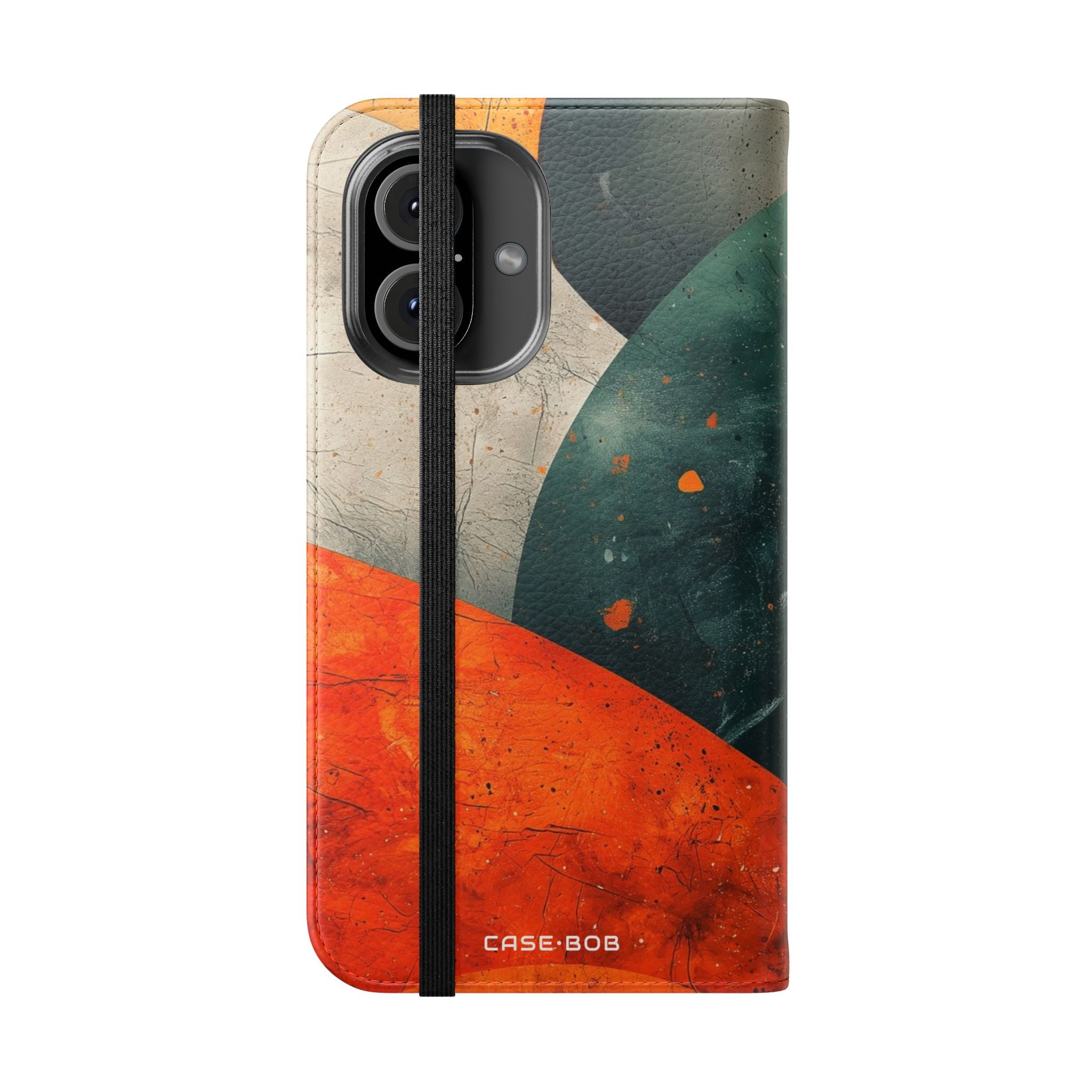 Sweeping Ember Bands - iPhone 16 Case - Wallet