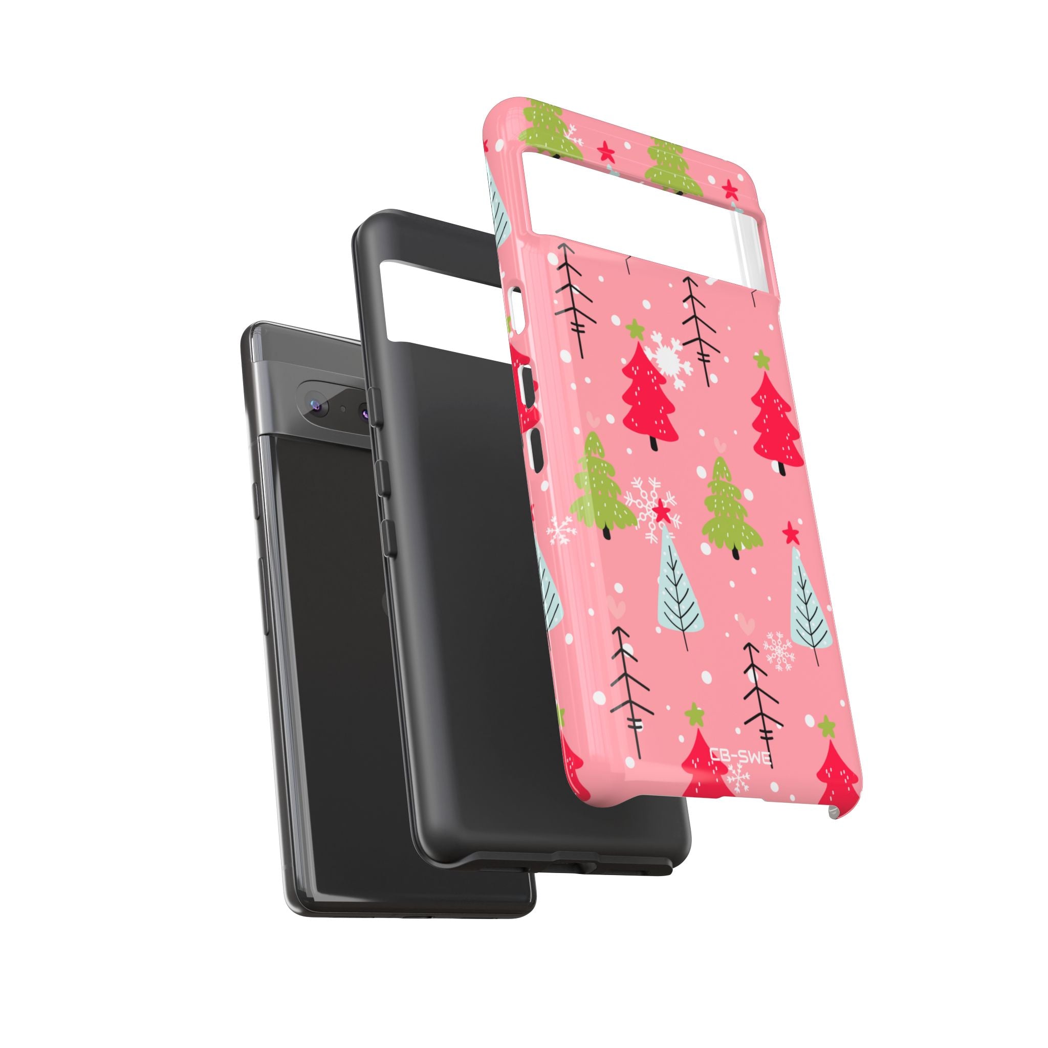 Snowflakes Dance Playfully - Google Pixel Case