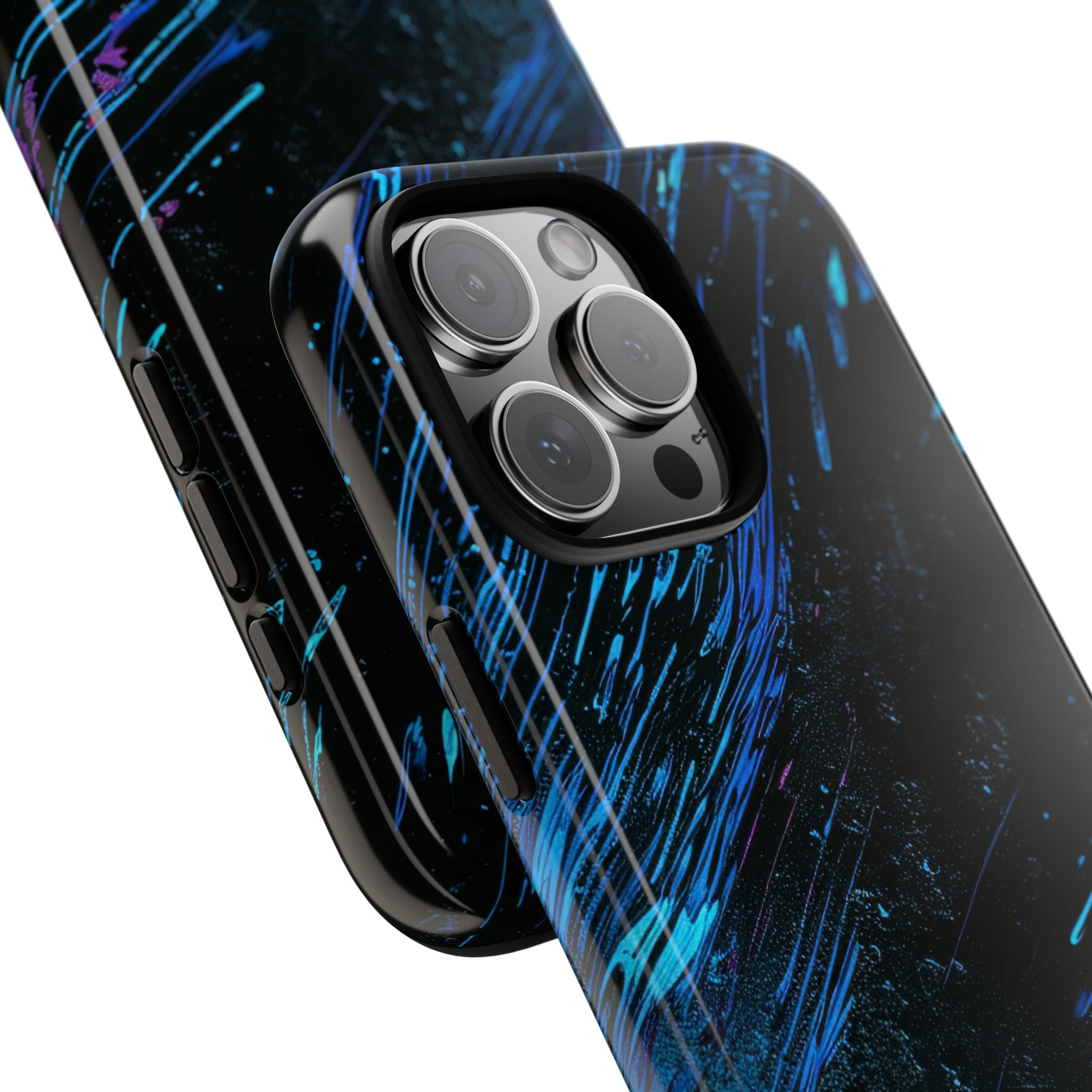 Midnight Blue Currents iPhone 16 - Tough