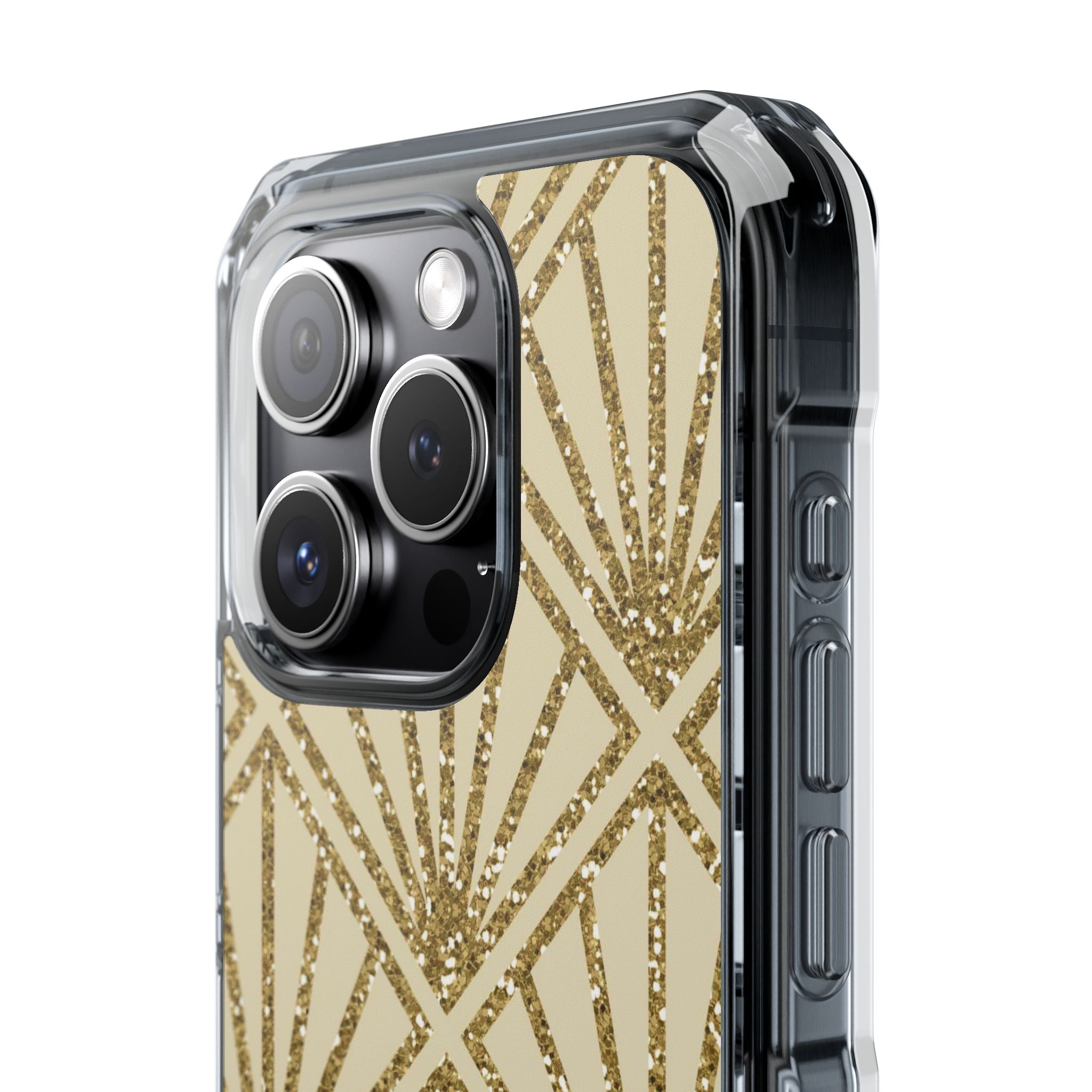Gold Diamond Radiance iPhone 15 Pro Case - Impact
