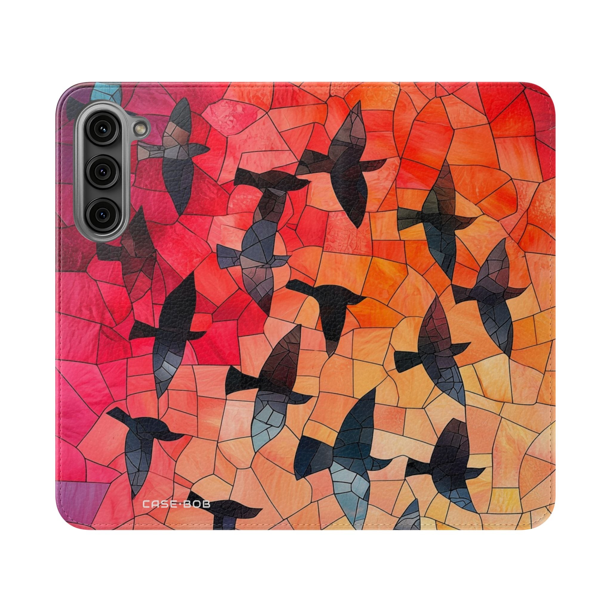 Stained Glass Birds - Samsung S23+ Case - Wallet