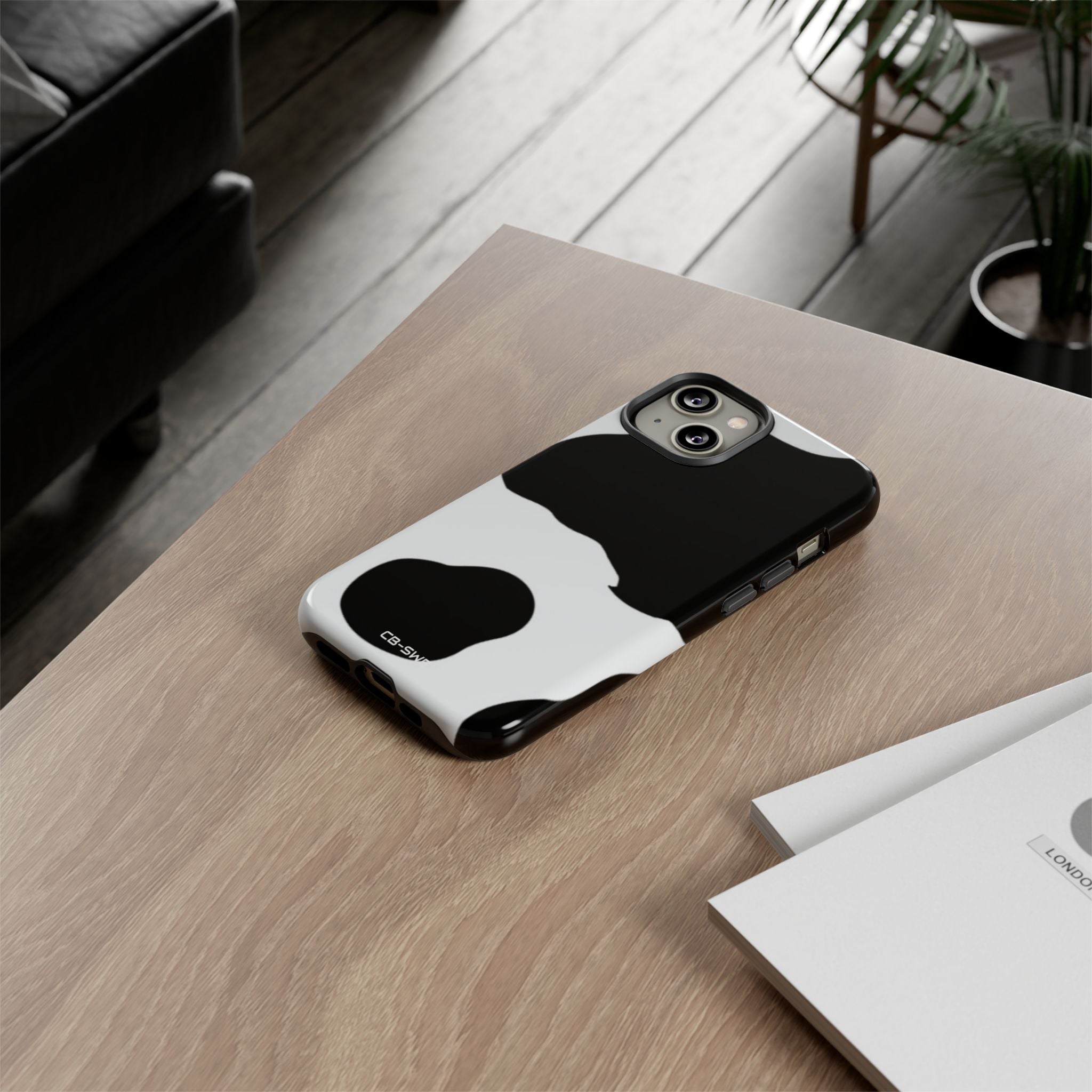 Organic Cow Print - iPhone Case