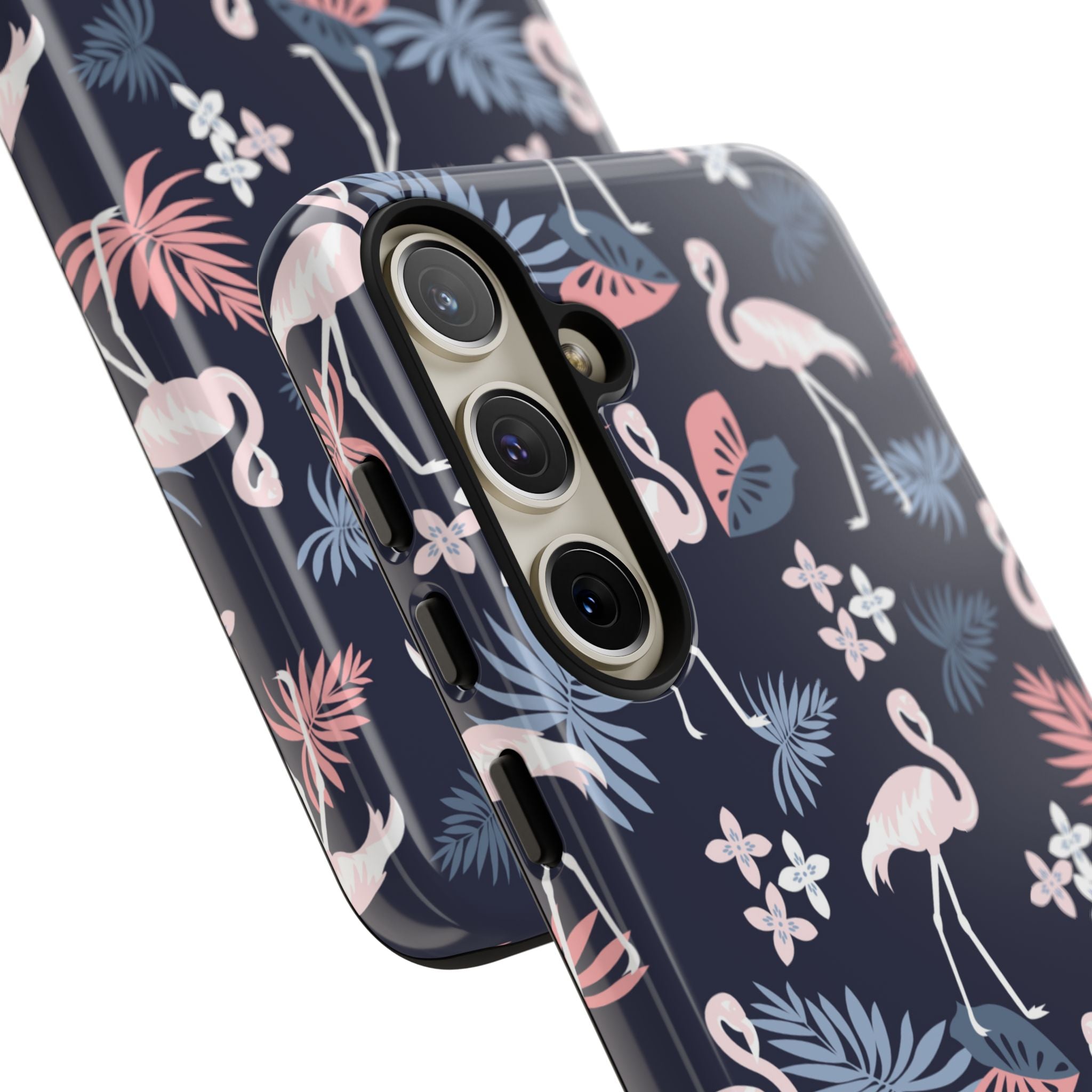 Flamingos Dance Playfully - Samsung Case