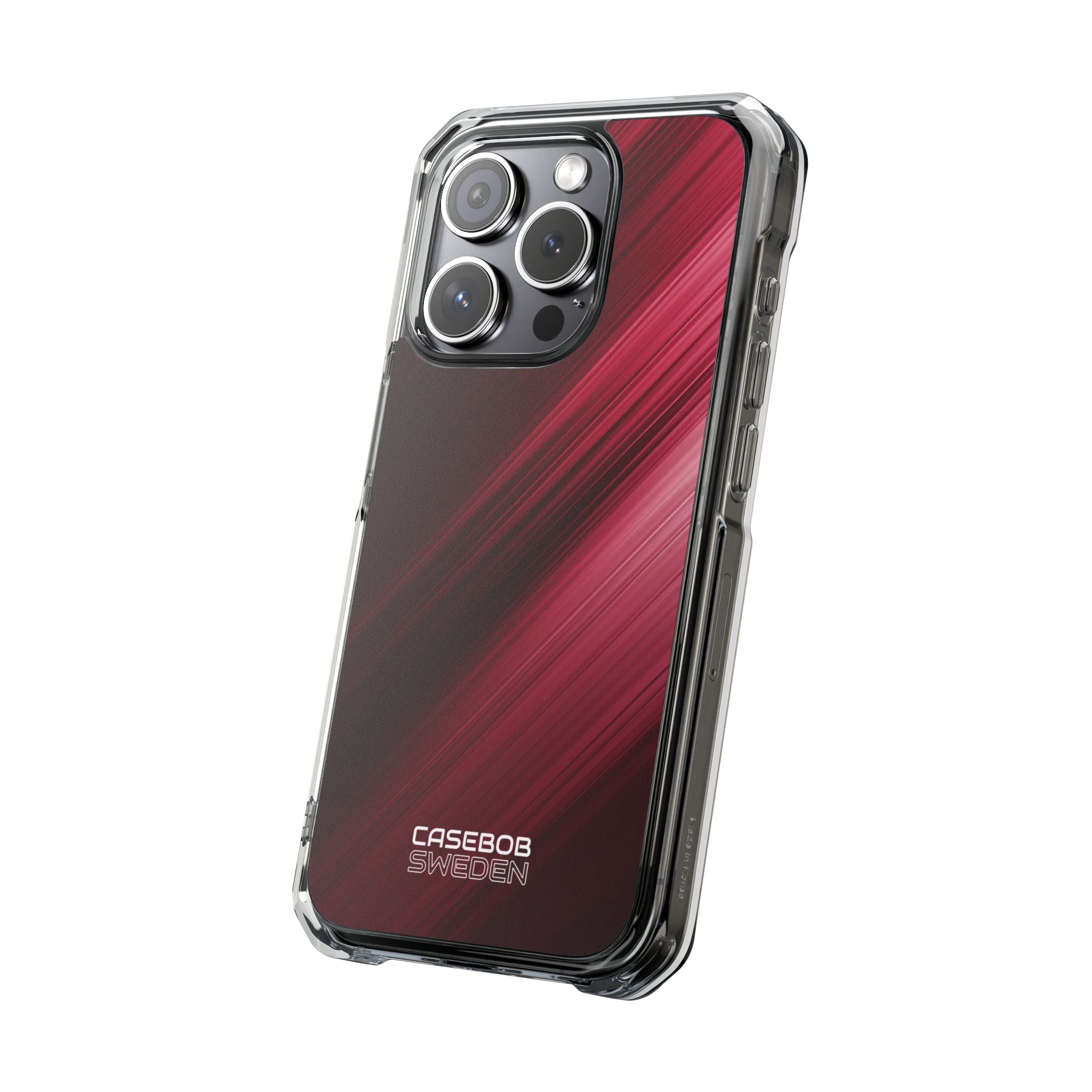 Crimson Drift Motion iPhone 15 - Impact Clear+