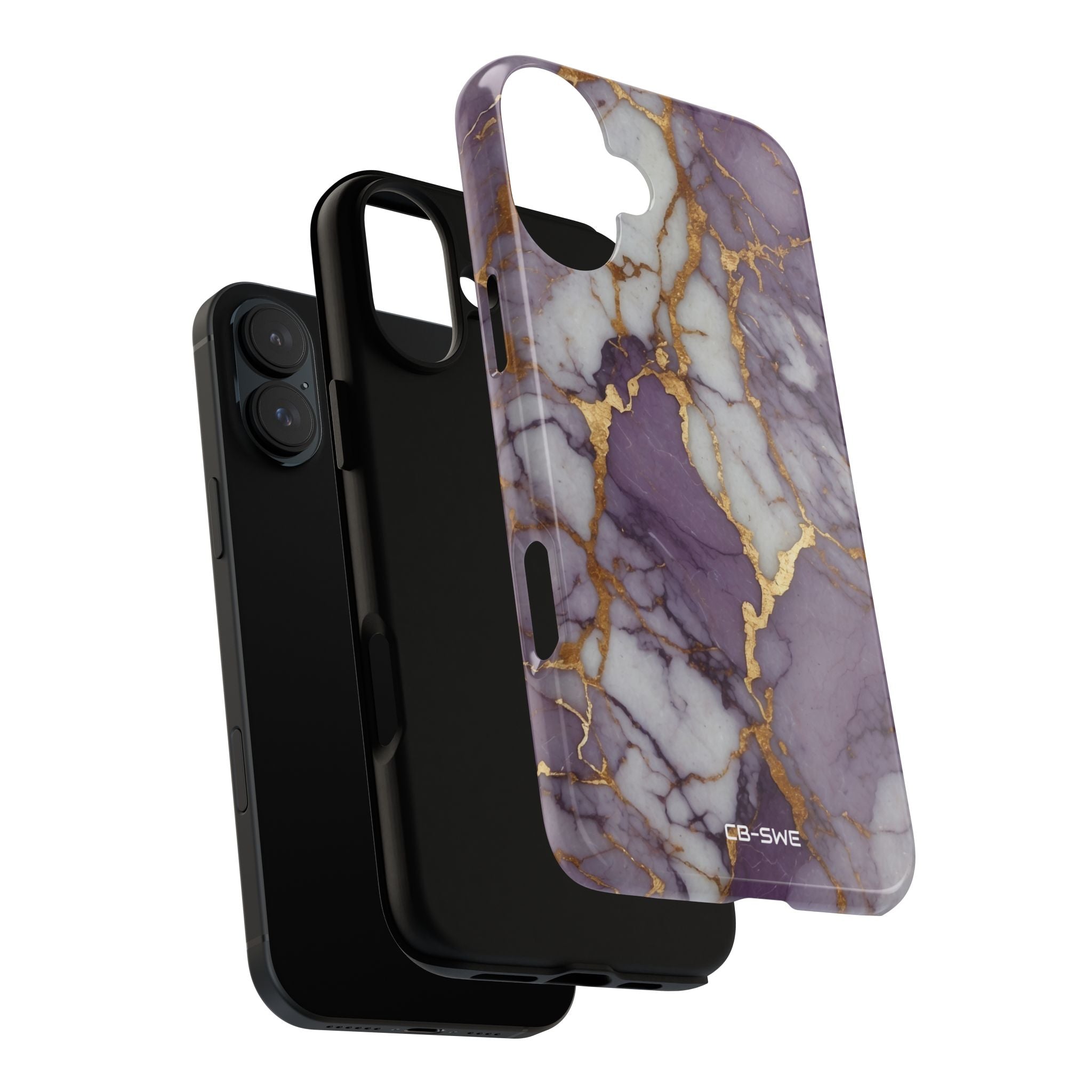 Lavender Veins Flow - iPhone Case