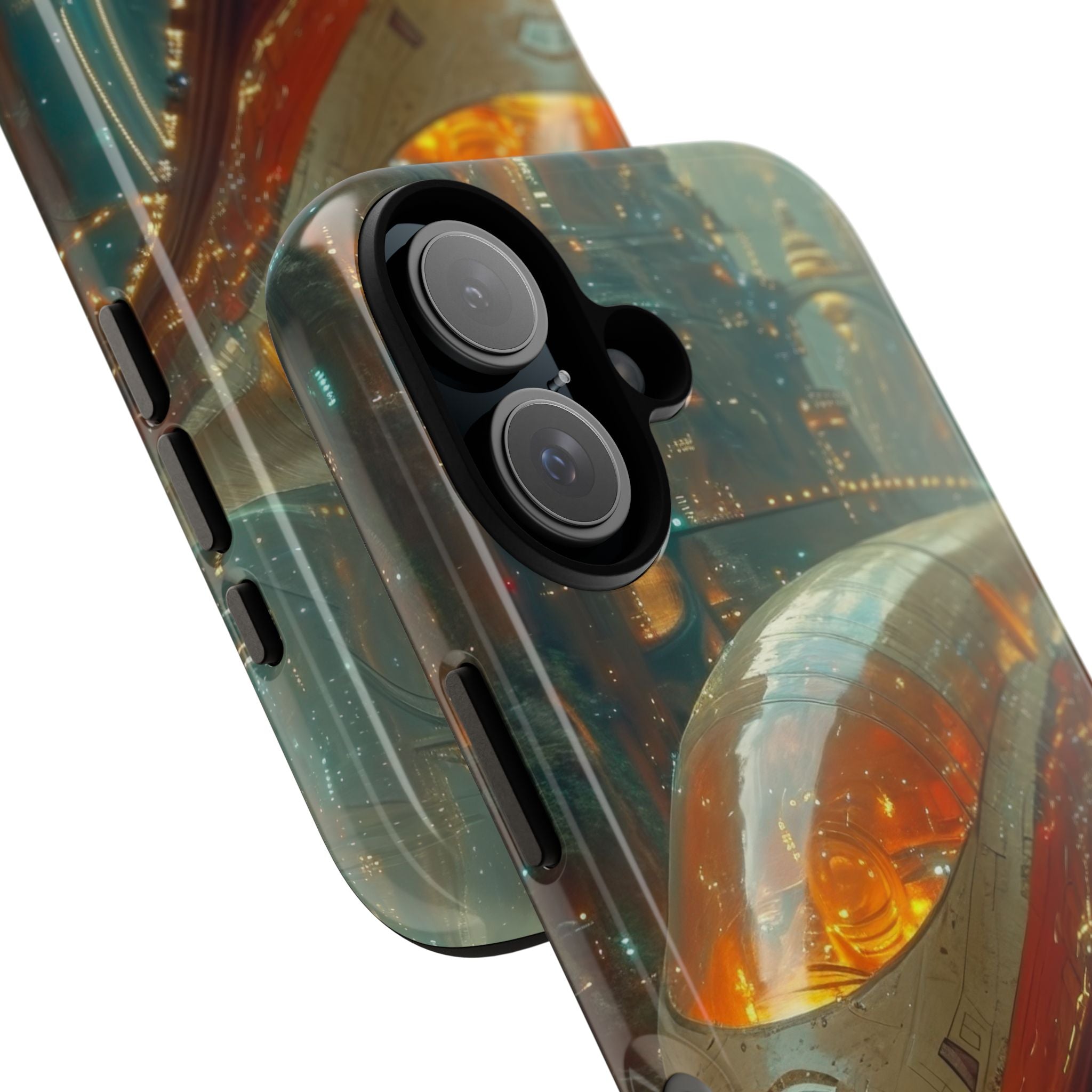 Futuristic Train Odyssey iPhone 16 - Tough