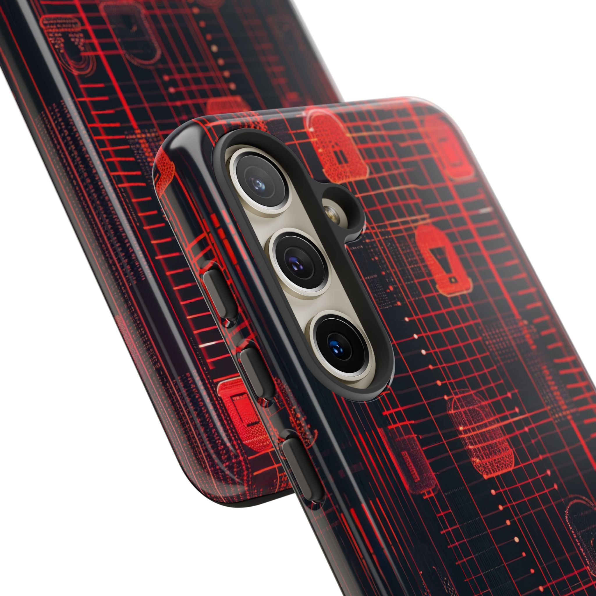 Cyber Locks Grid Samsung S24 - Tough