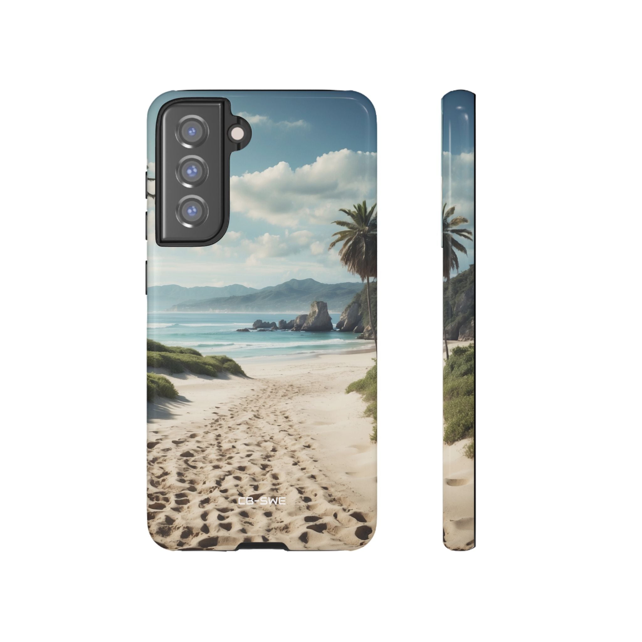 Footprints Trace Sand - Samsung Case