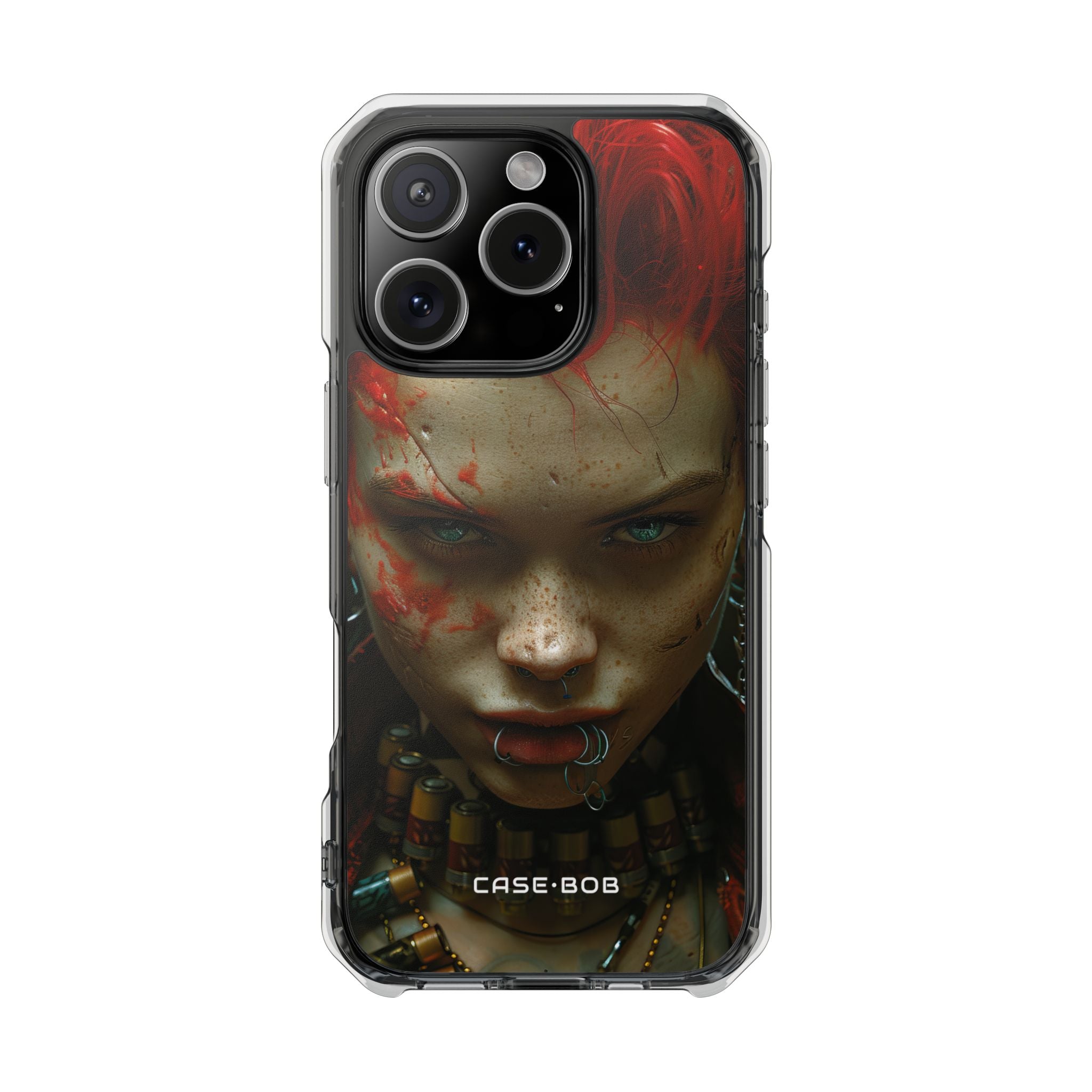 Red Spike Gaze iPhone 16 Pro Case - Impact