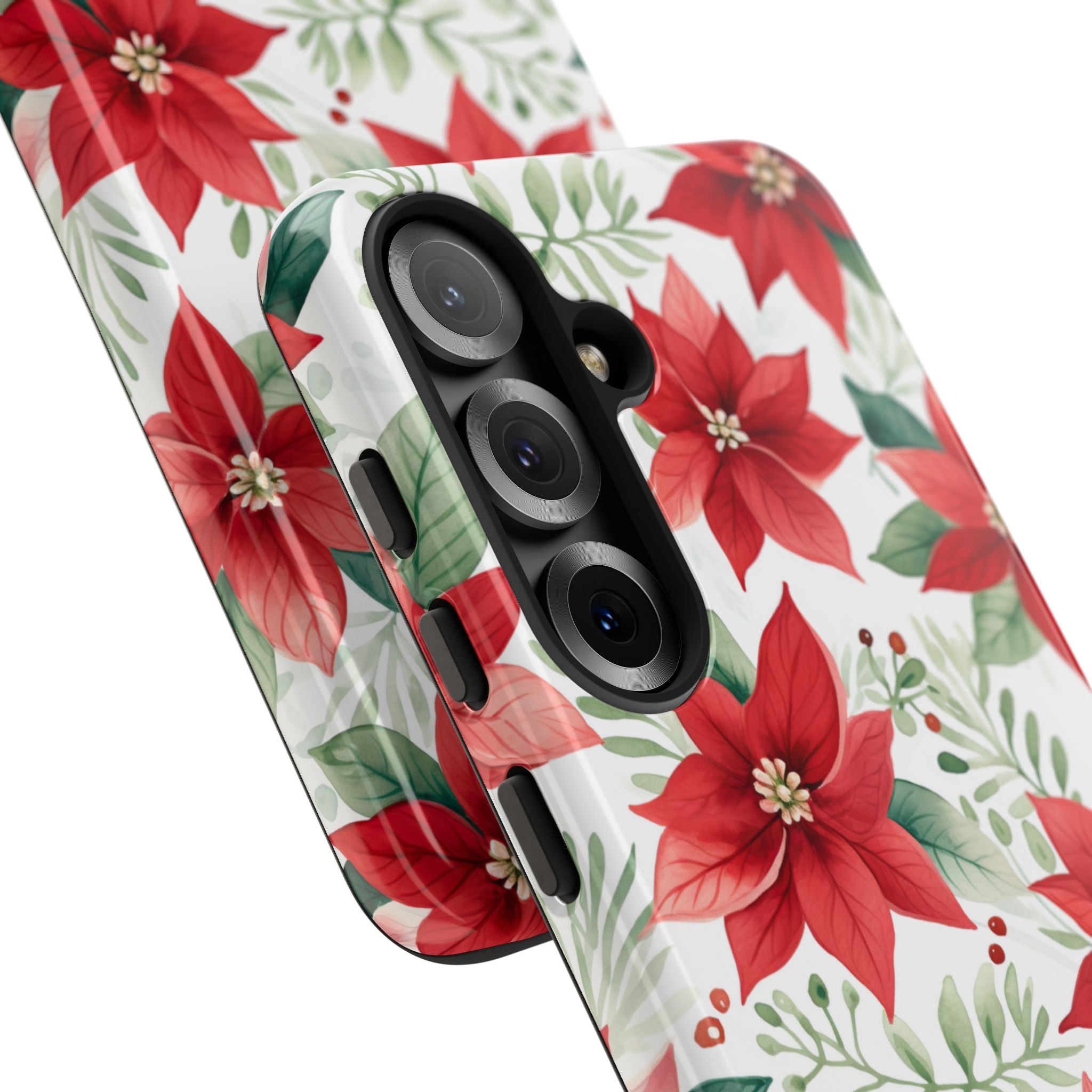 Poinsettias Bloom Bright - Samsung Case
