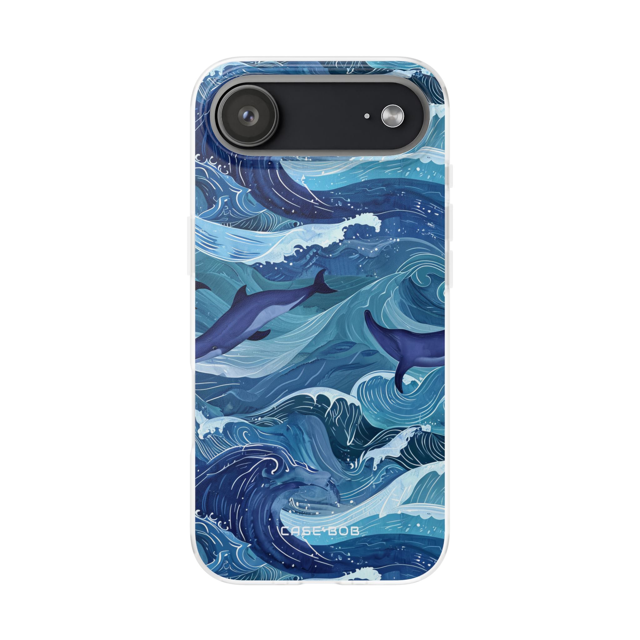 Dolphin Waves iPhone 17 Air Case - Soft