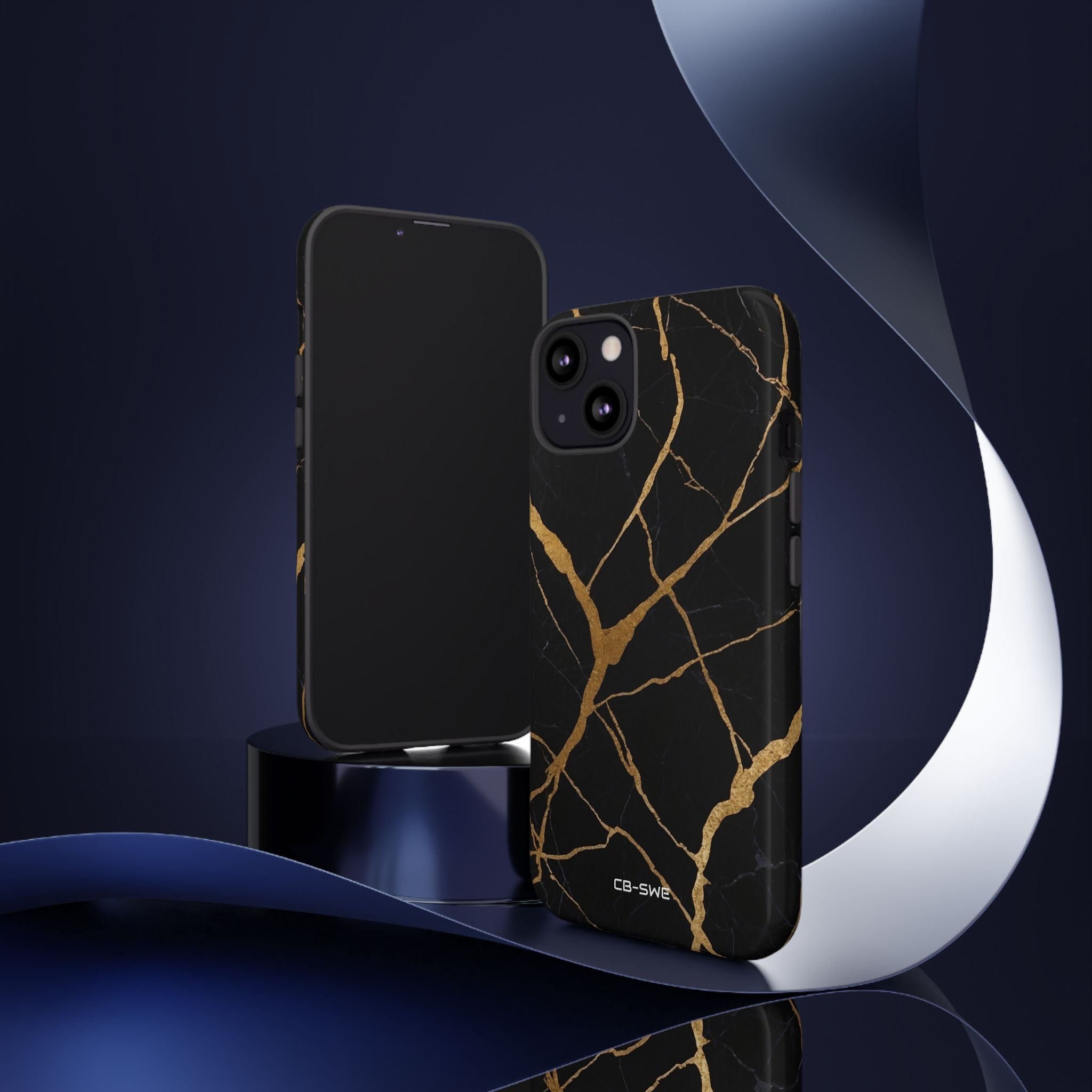 Golden Veins Twist - iPhone Case