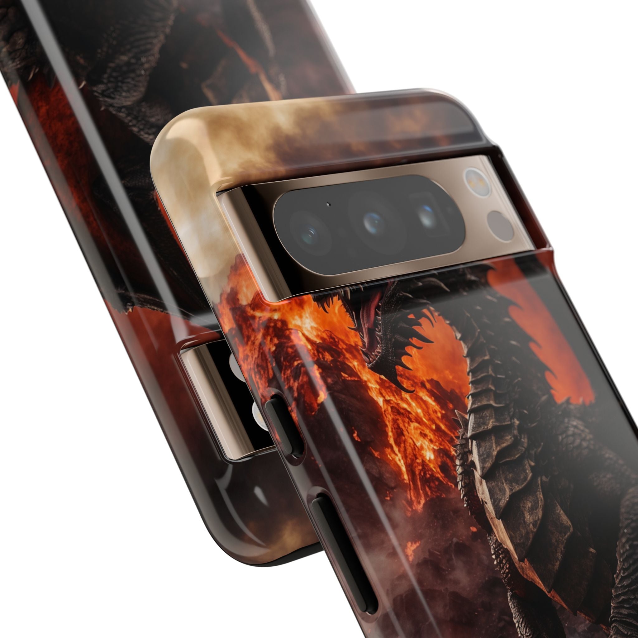 Fiery Dragon Soars - Google Pixel Case