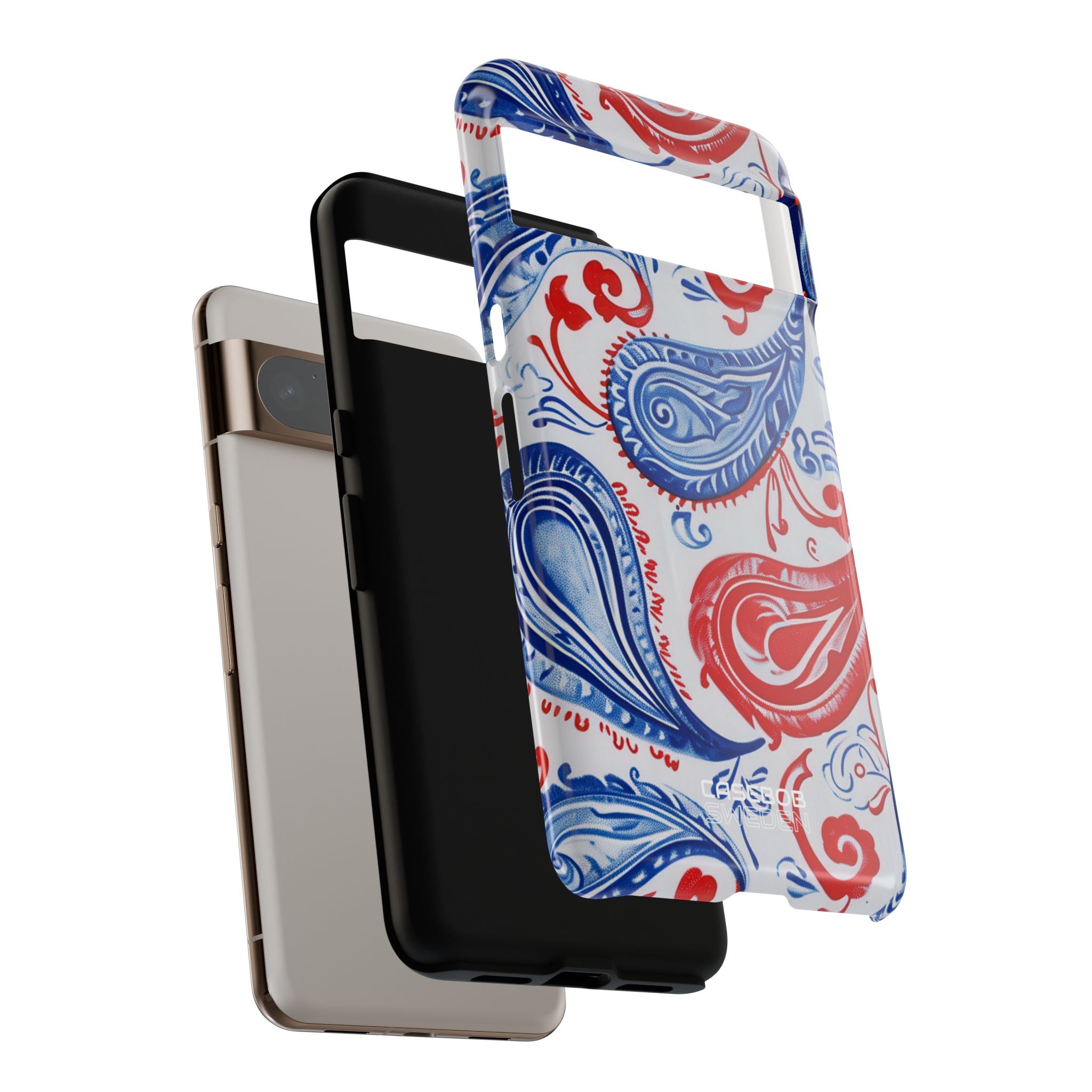 Vortici Paisley vivaci Google Pixel 8 - Tough