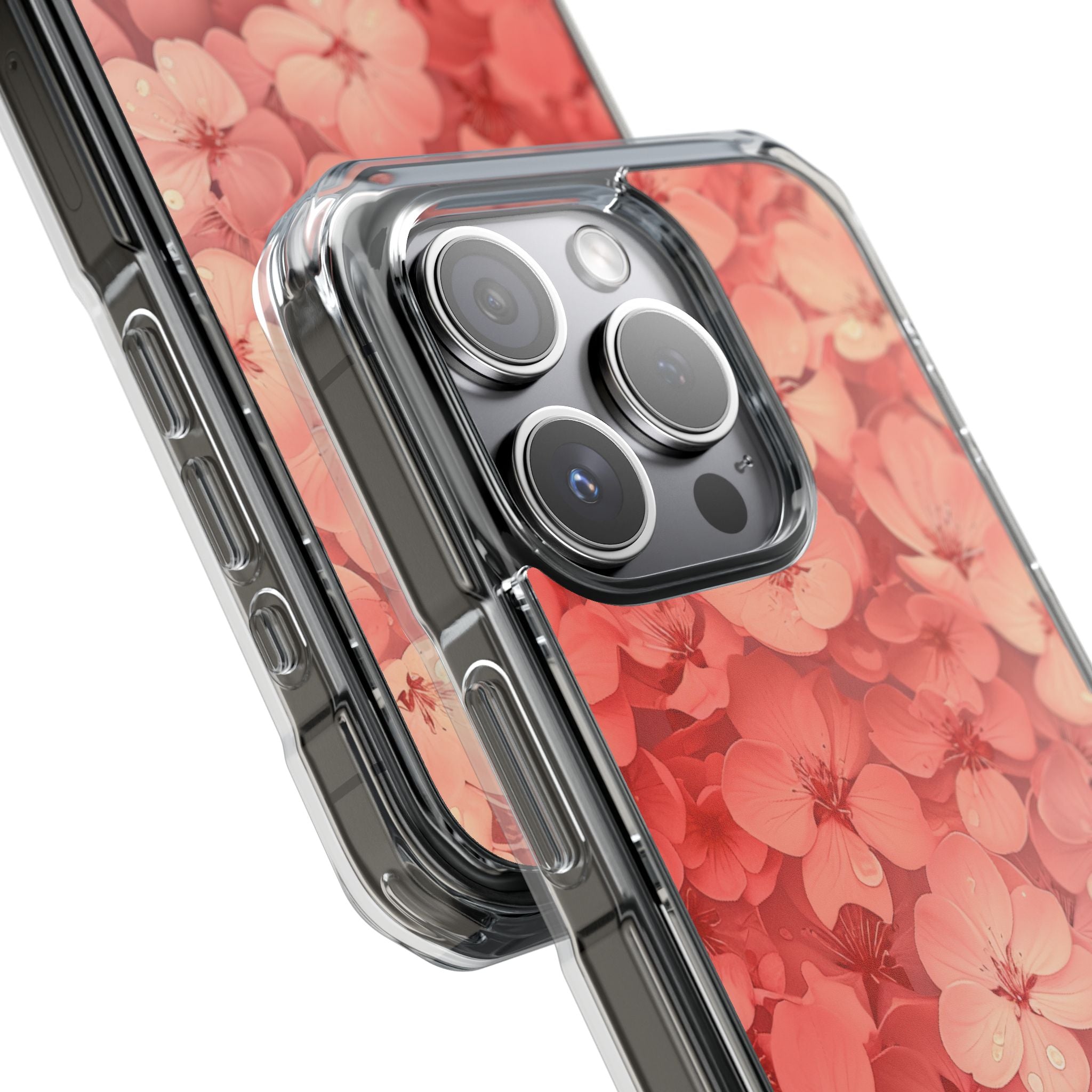 Blush Garden Bloom iPhone 15 - Impact Clear+