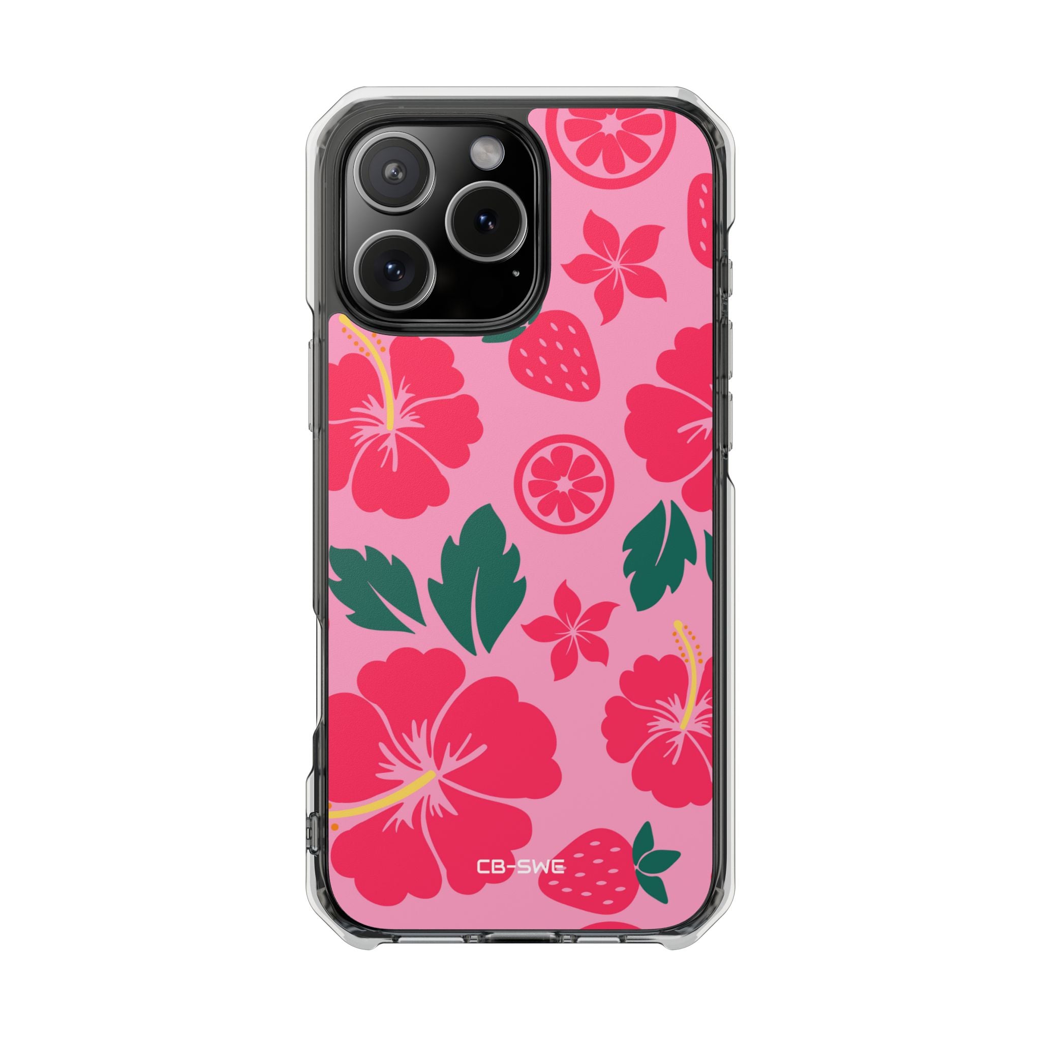 Tropical Hibiscus Harmony iPhone Case - Impact