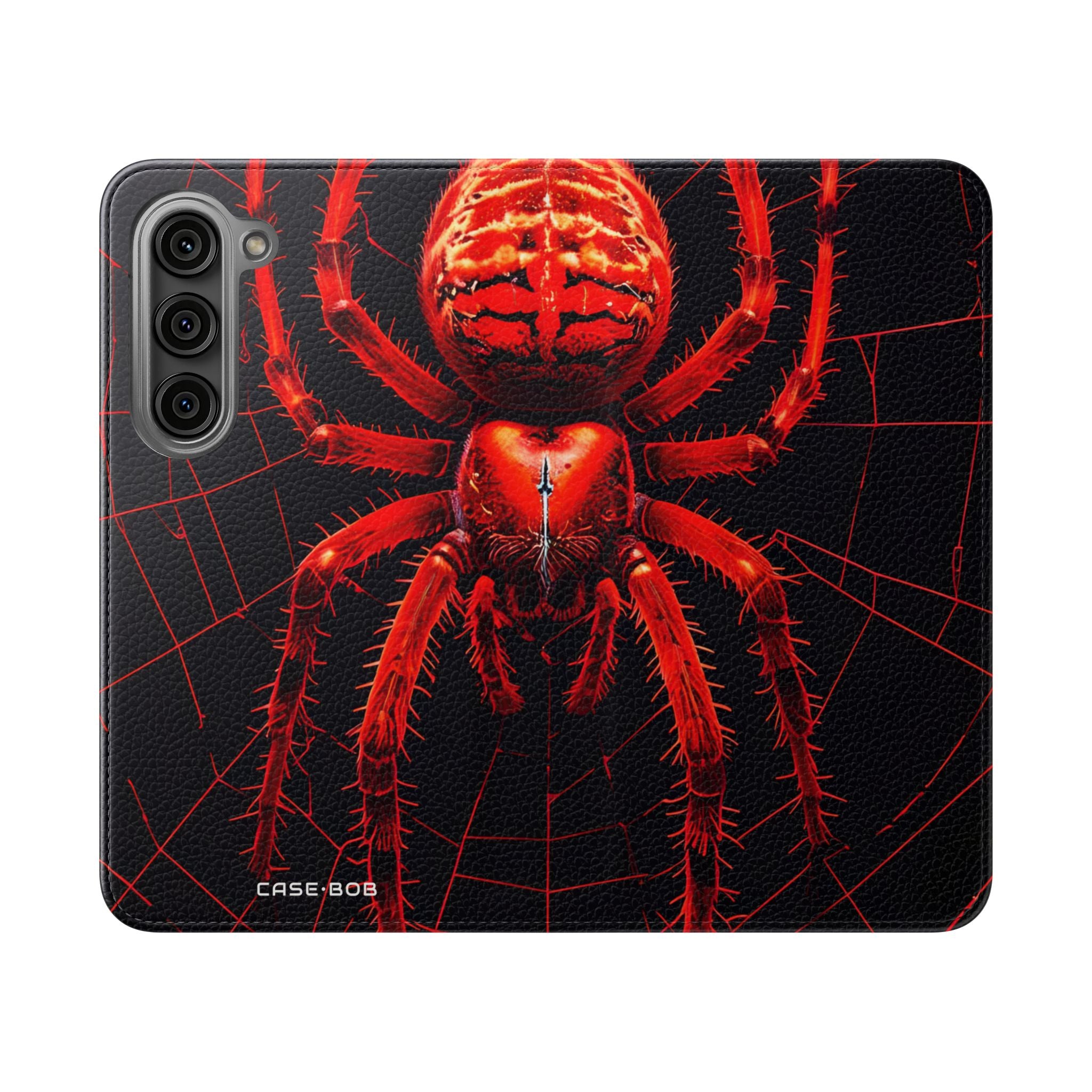 Crimson Spiderweb - Samsung S23 Case - Wallet