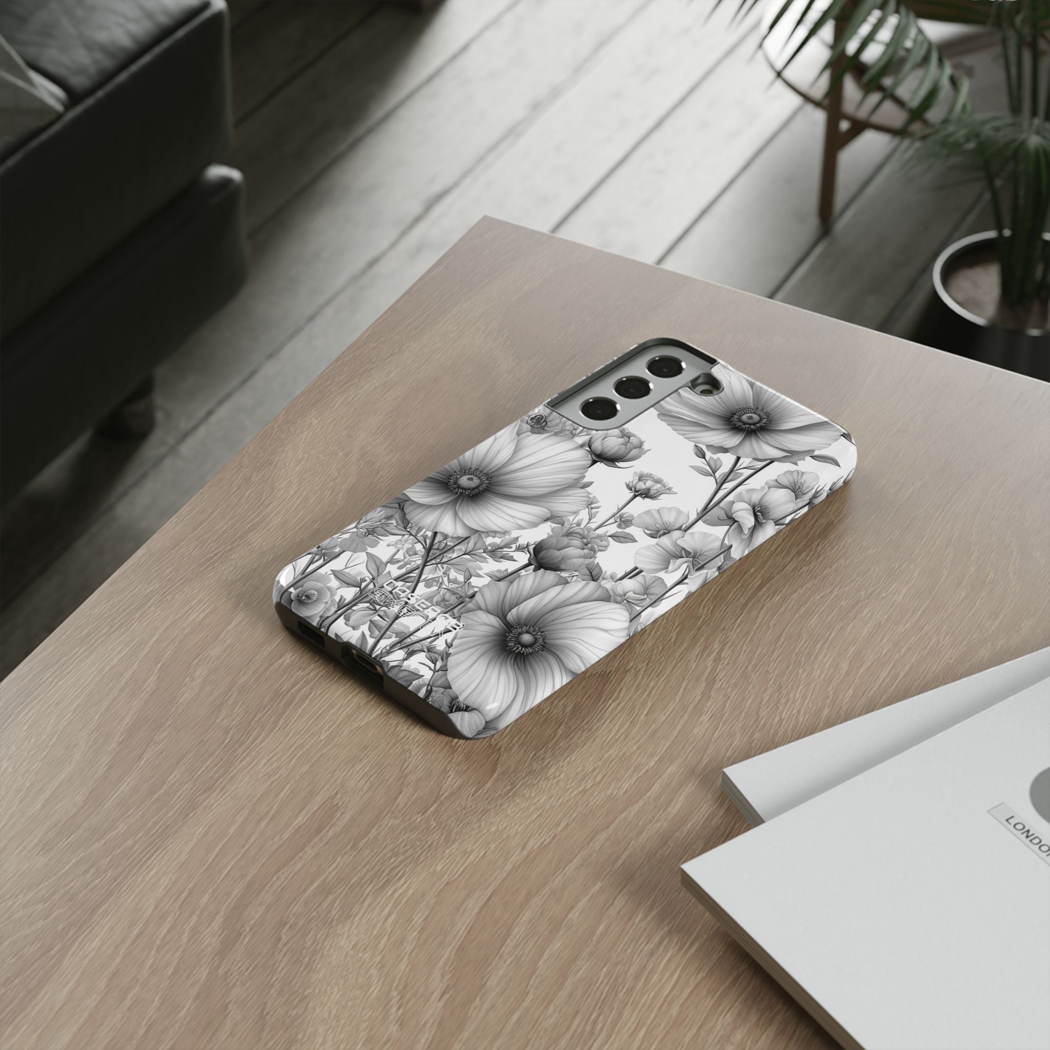Vintage Floral Etching Samsung S22 - Tough