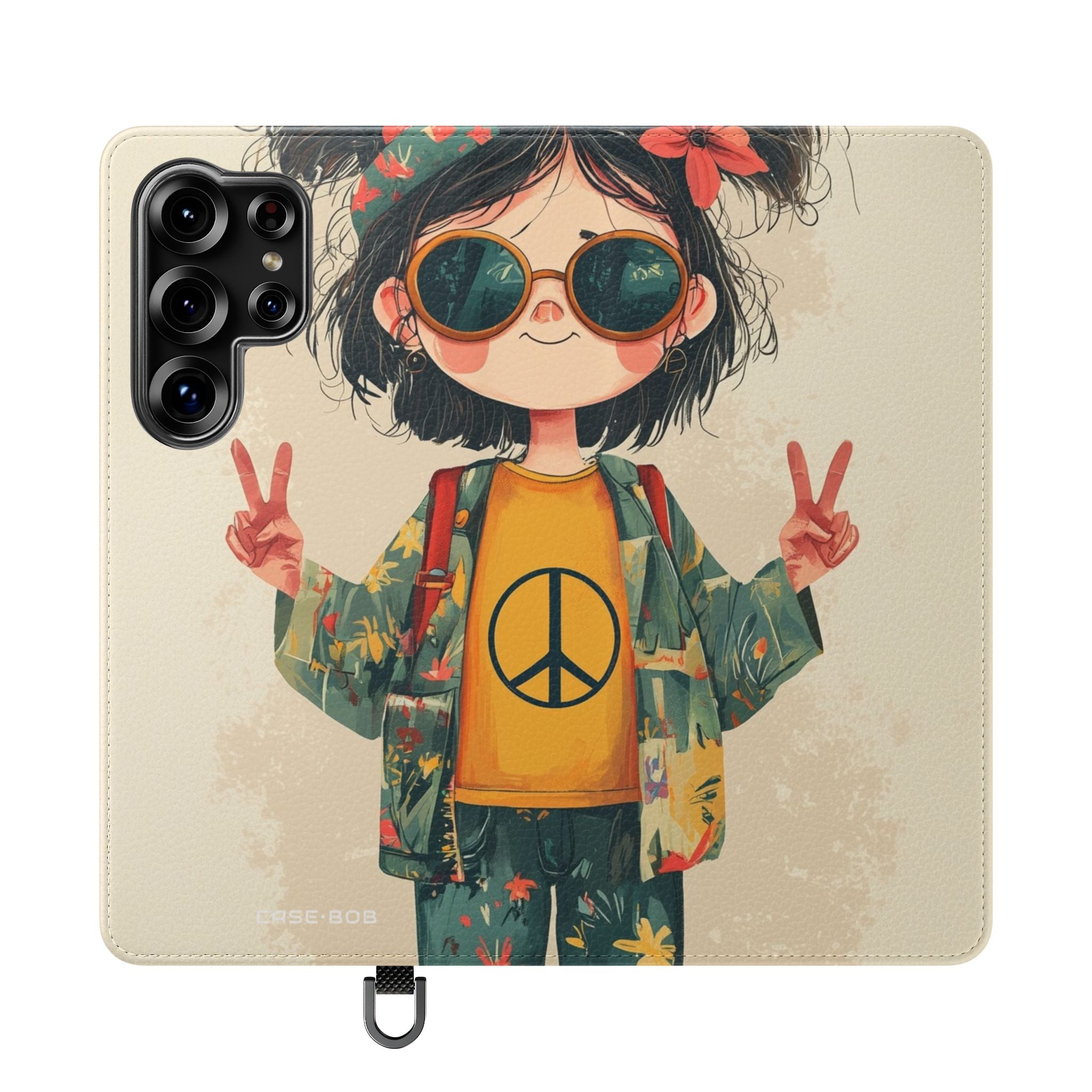 Peace Pigtails - Samsung S25 Ultra Case - Wallet