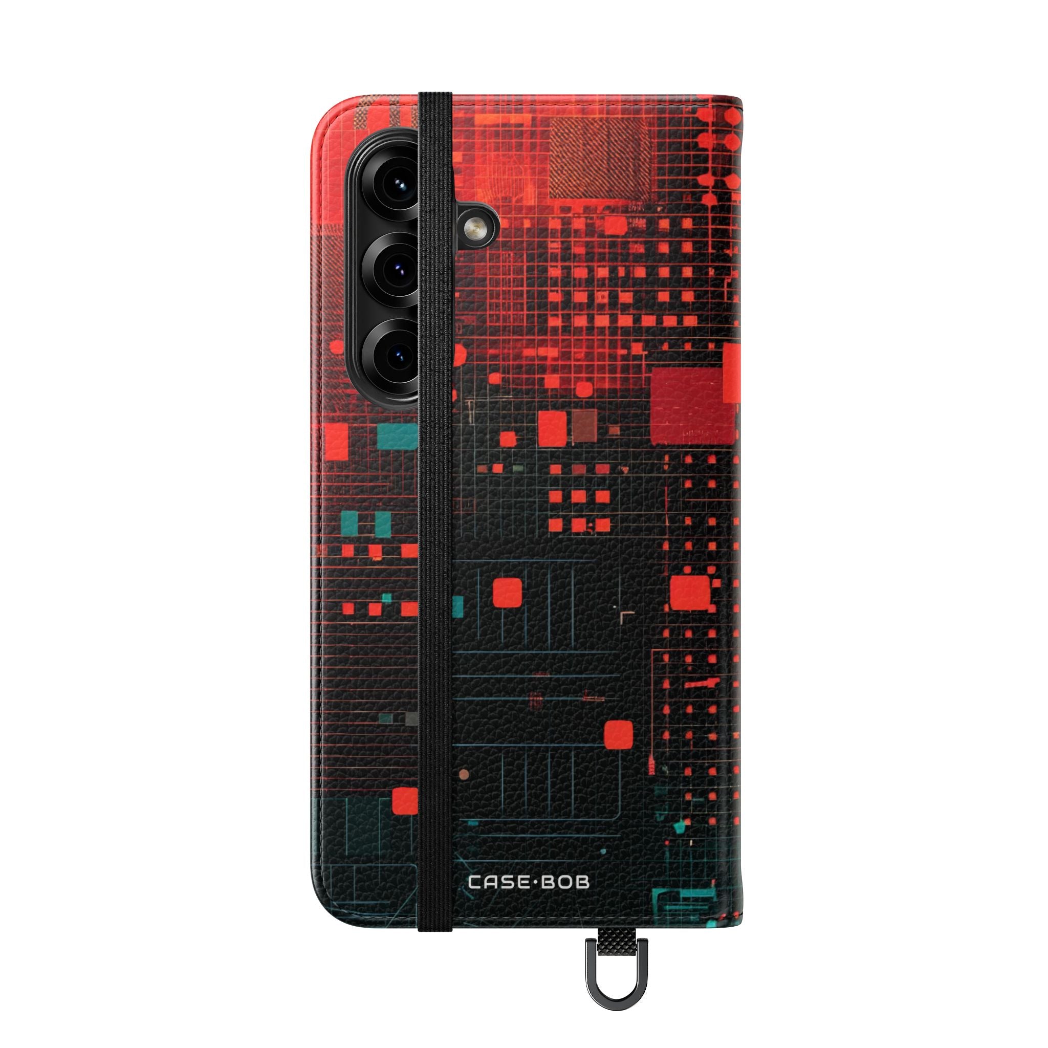 Crimson Circuit - Samsung S25 Case - Lompakko