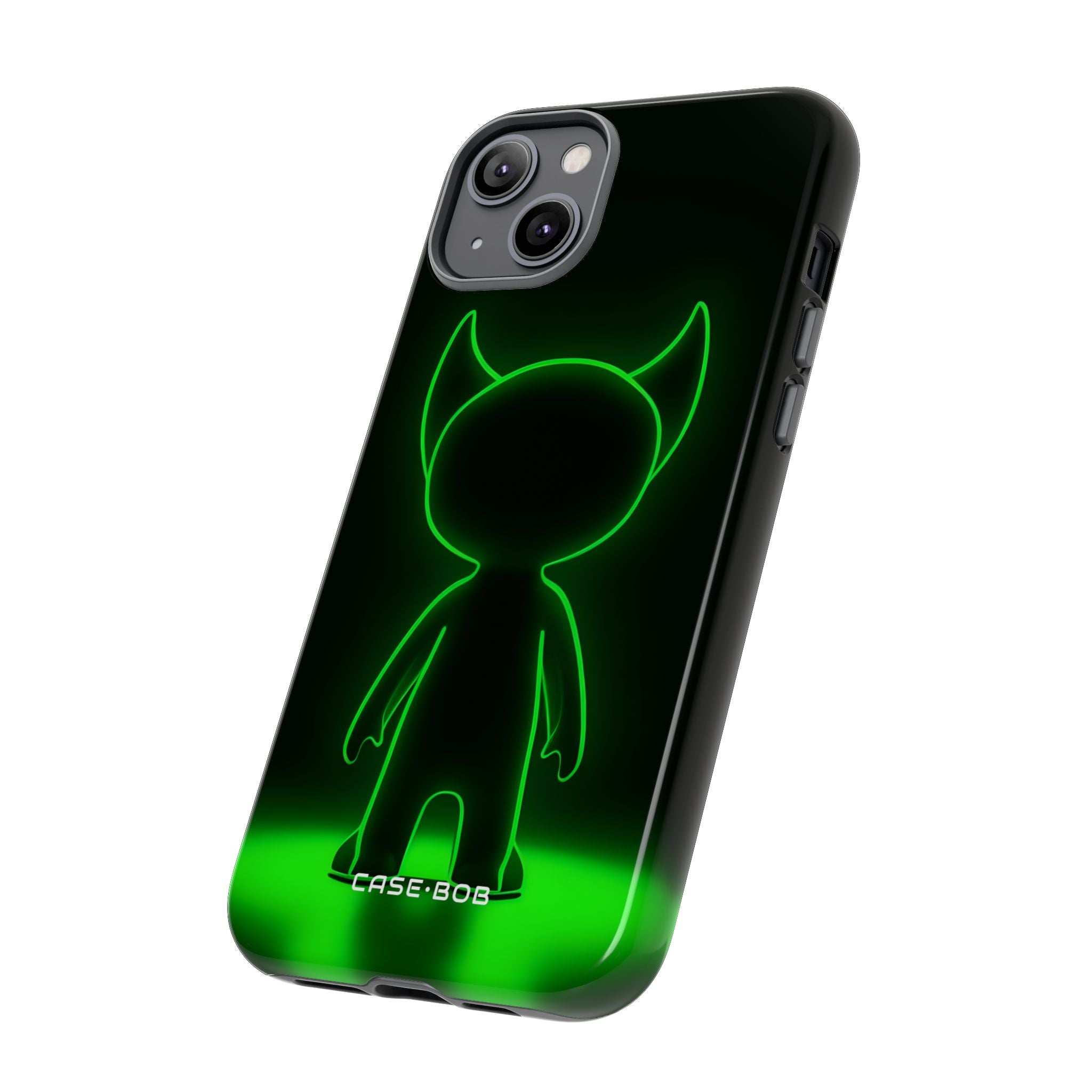 Neon Horned Glow iPhone 14 Plus Case - Tough