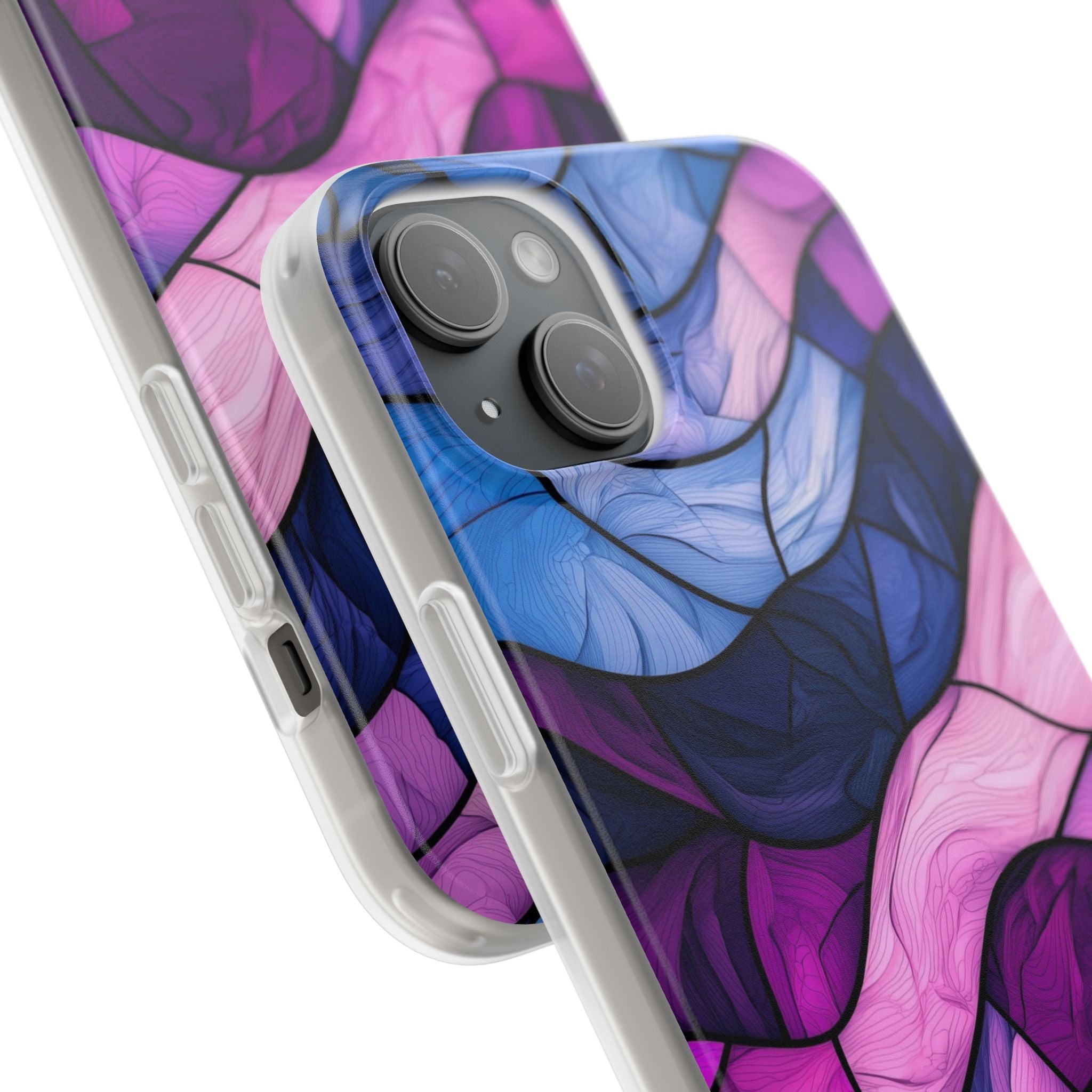 Wavelike Glow iPhone 15 Plus Case - Soft