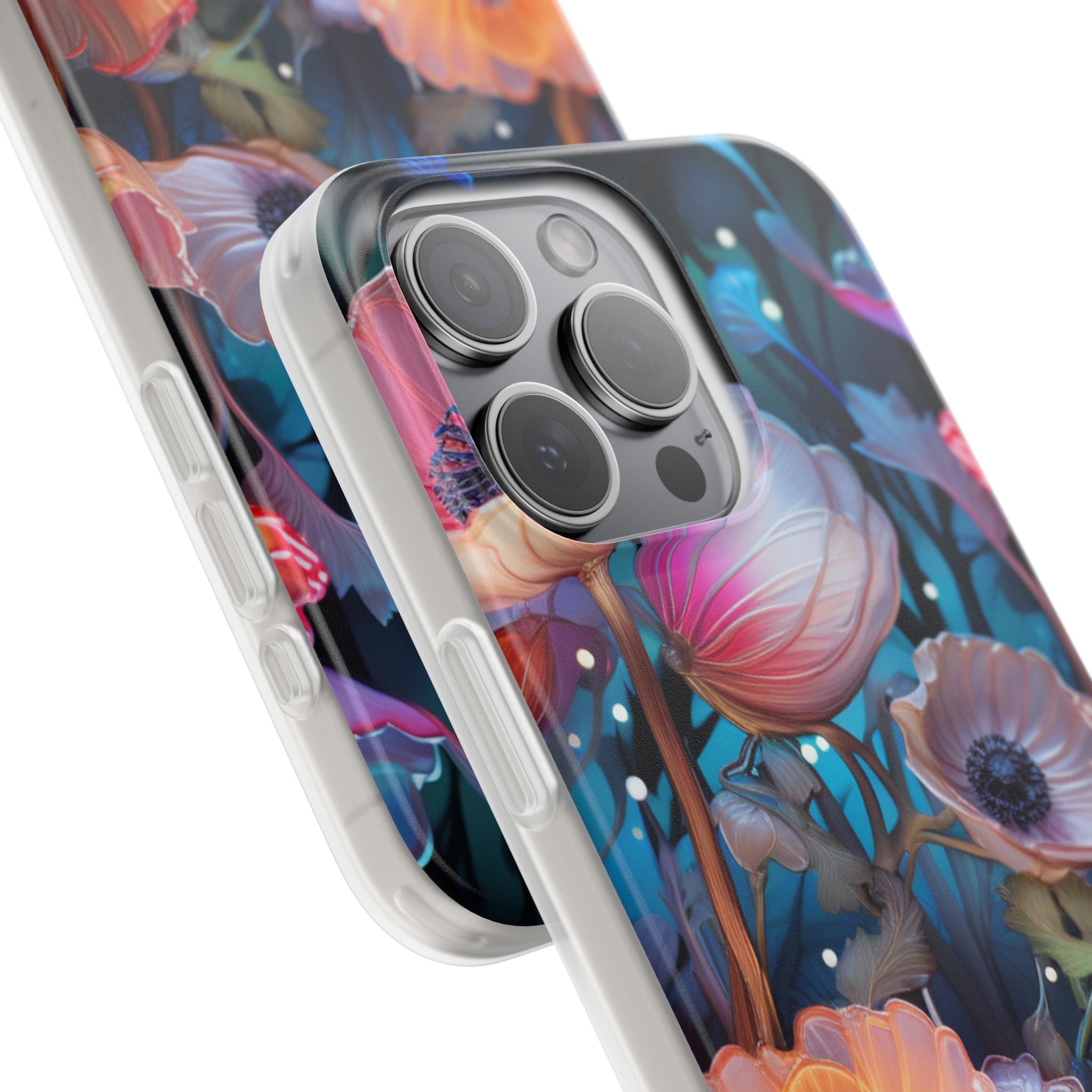 Translucent Bloom iPhone 15 Pro Max Case - Soft