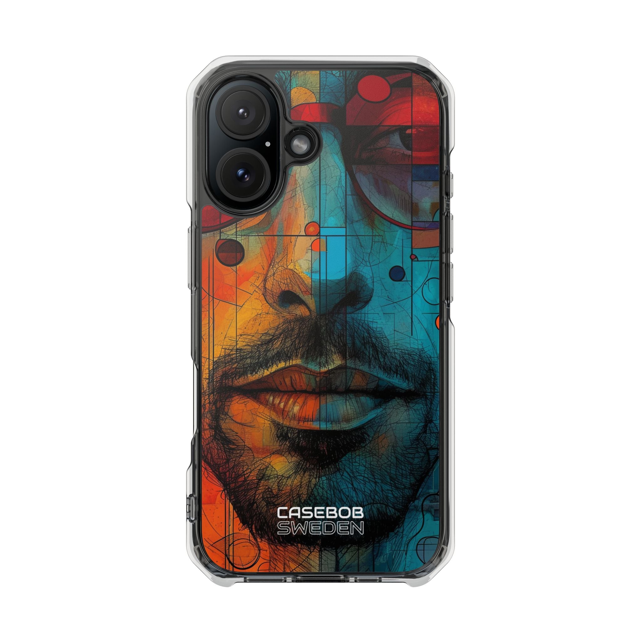Cubist Glasses Face iPhone 16 - Impact Clear+
