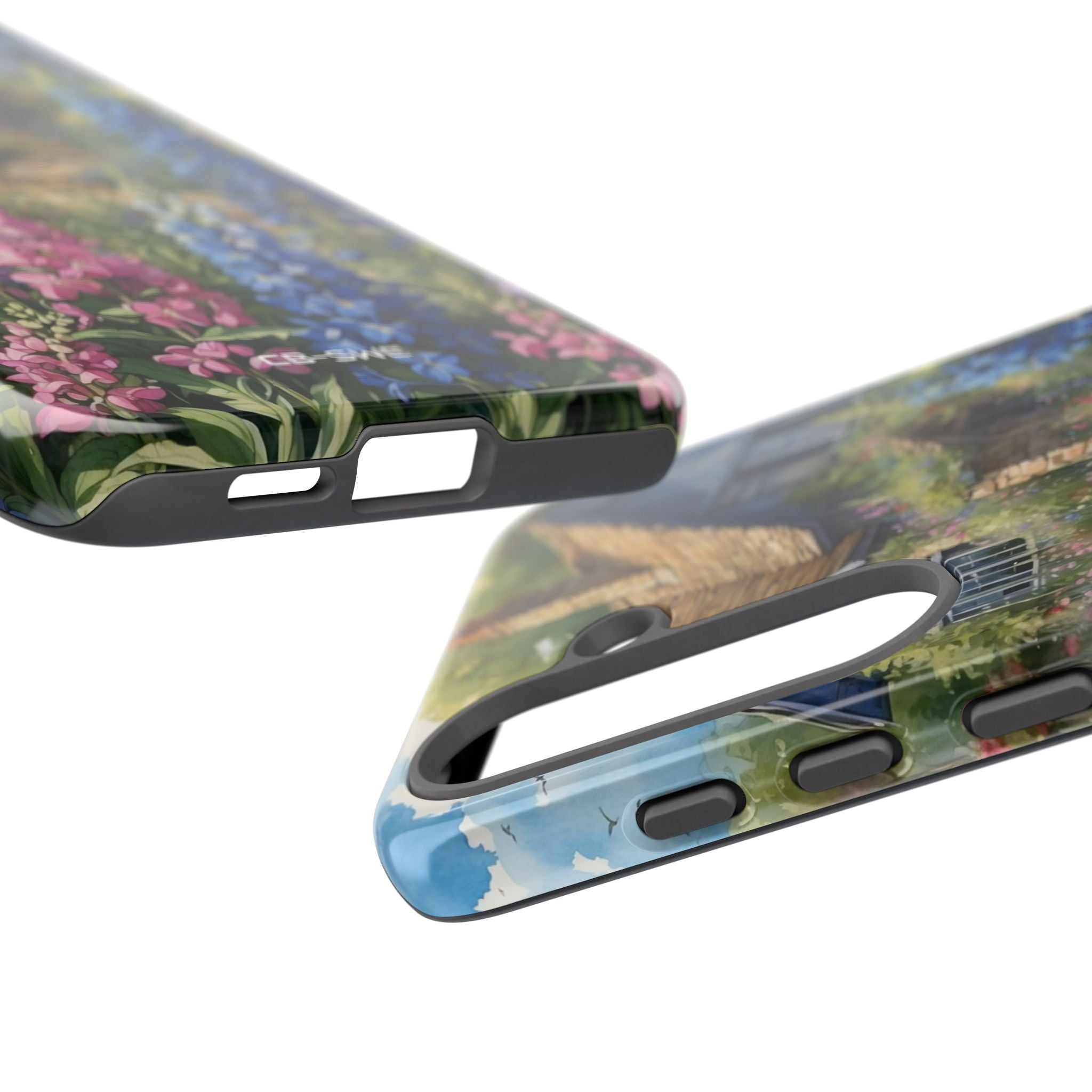 Cottage Surrounded Blossoms - Samsung Case
