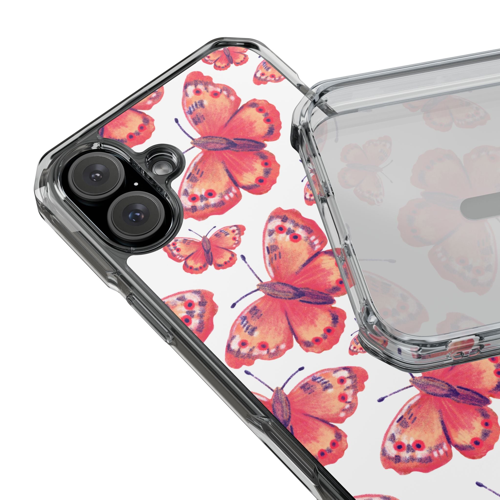 Vibrant Butterfly Dance iPhone Case - Impact