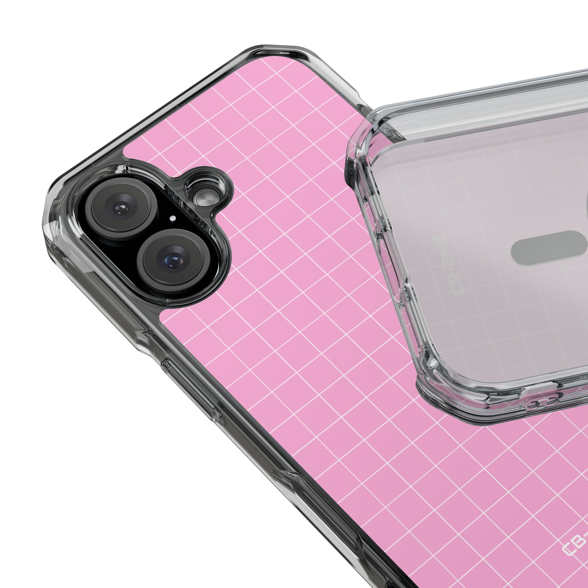 Pink Squares Align iPhone Case - Impact