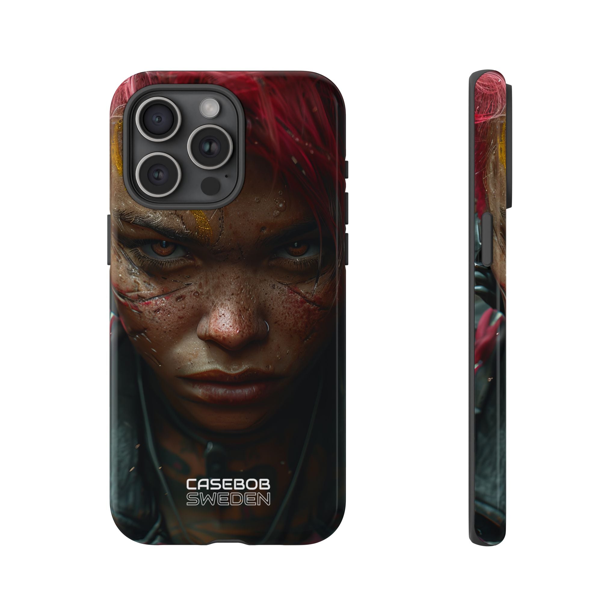 Ritratto Ribelle Cyberpunk iPhone 15 - Tough