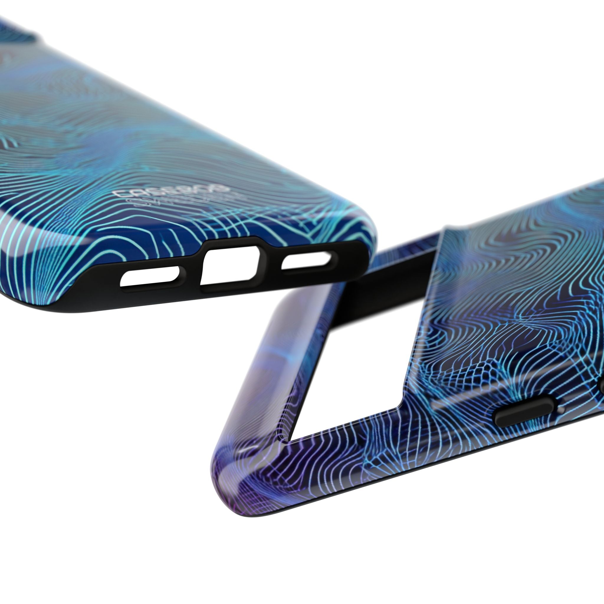 Neon Waves Flow Google Pixel 8 - Tough