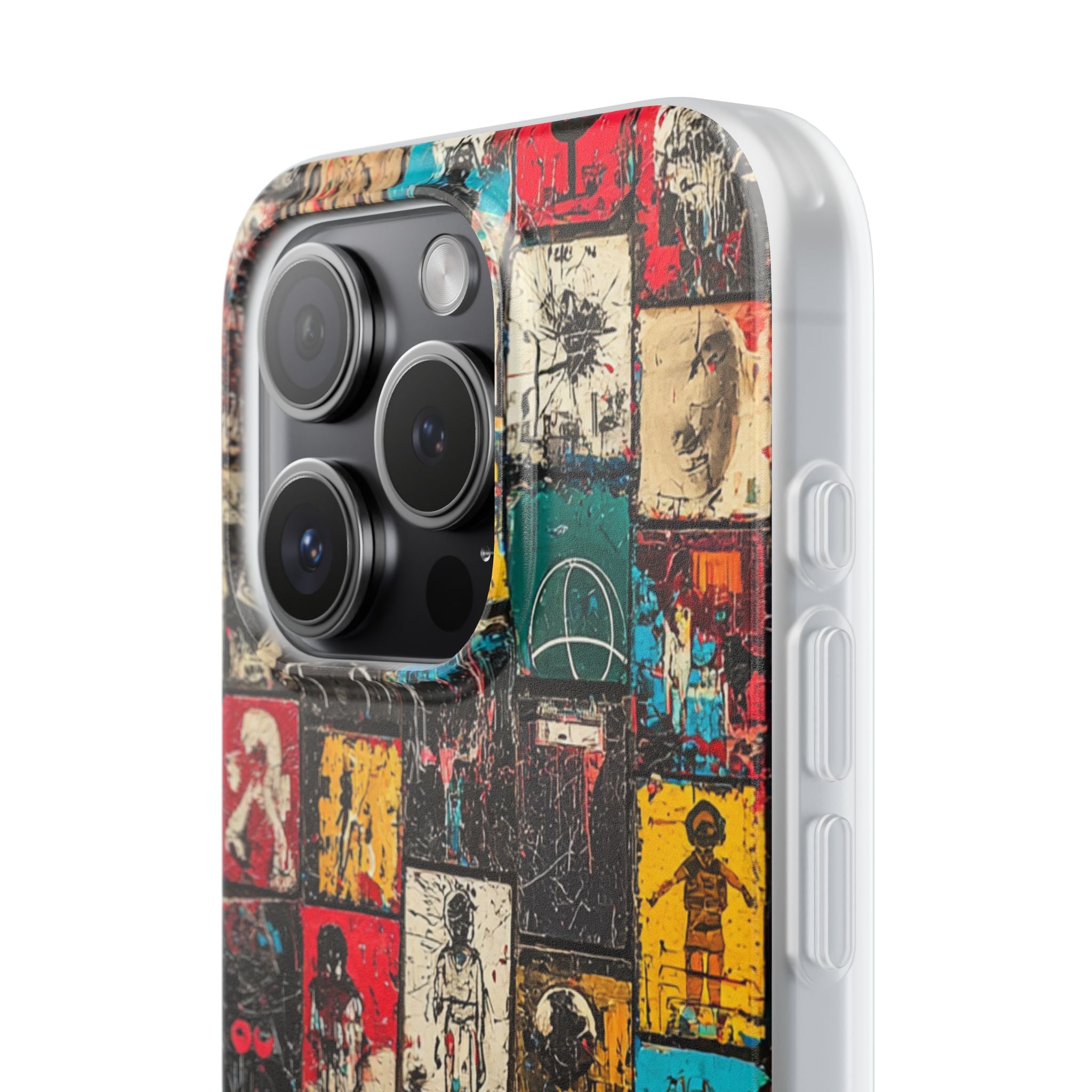 Figured Grid iPhone 15 Pro Case - Soft