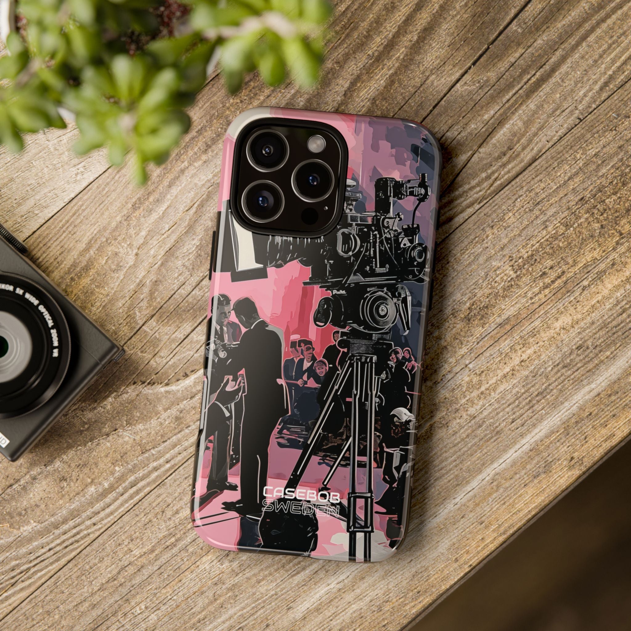 Vintage Cinema Dreams iPhone 16 - Tough