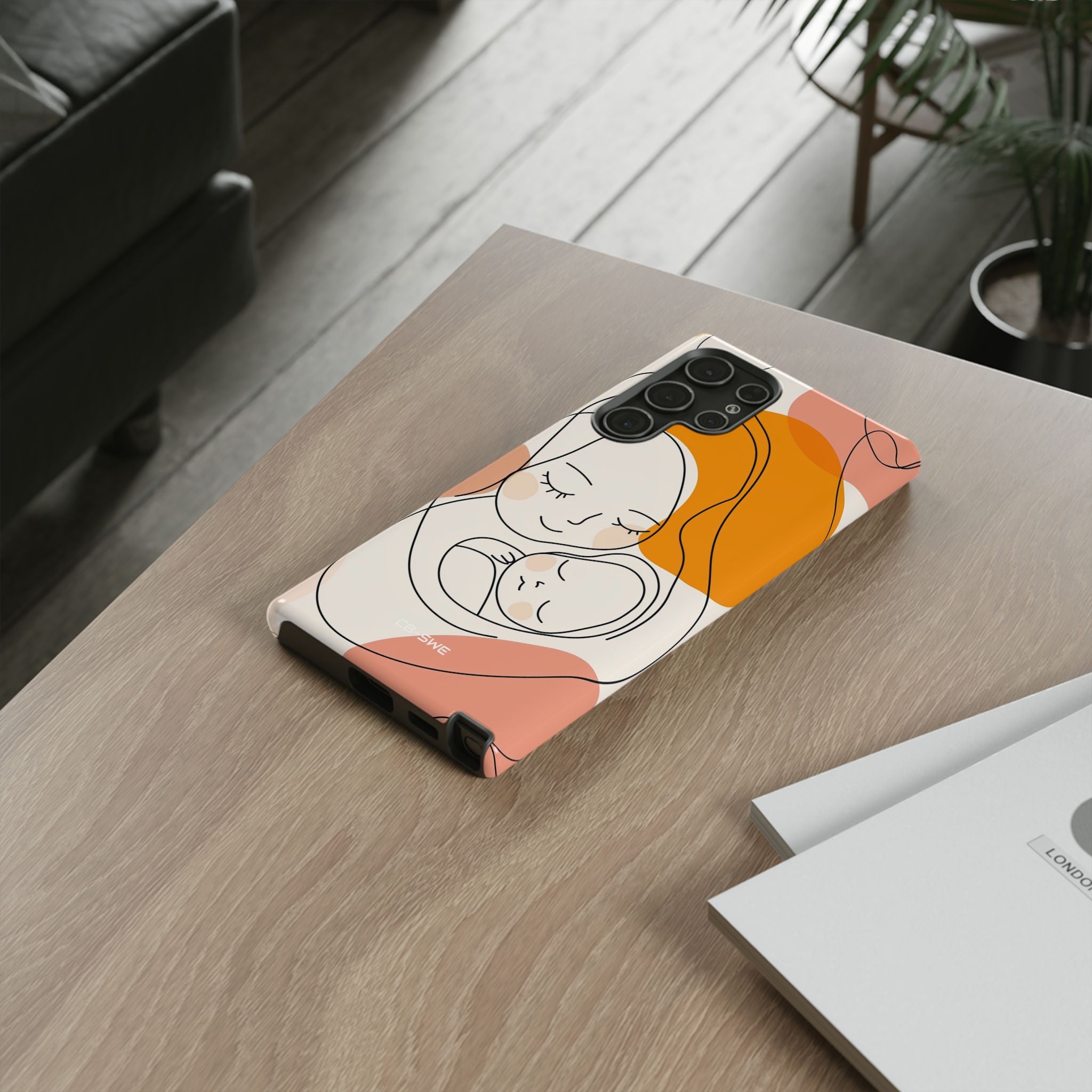 Mother Embraces Child - Samsung Case