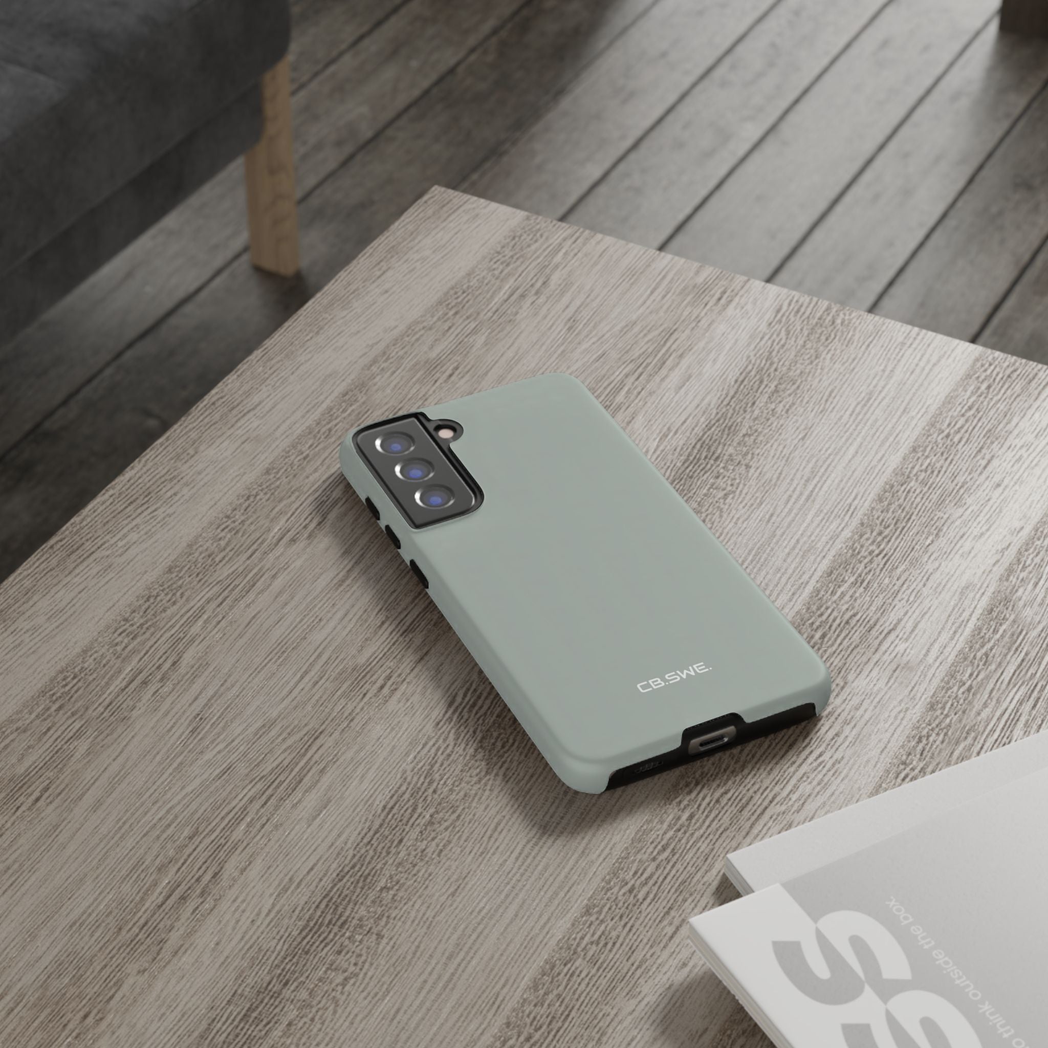 Ash Grey Samsung Case - Tough