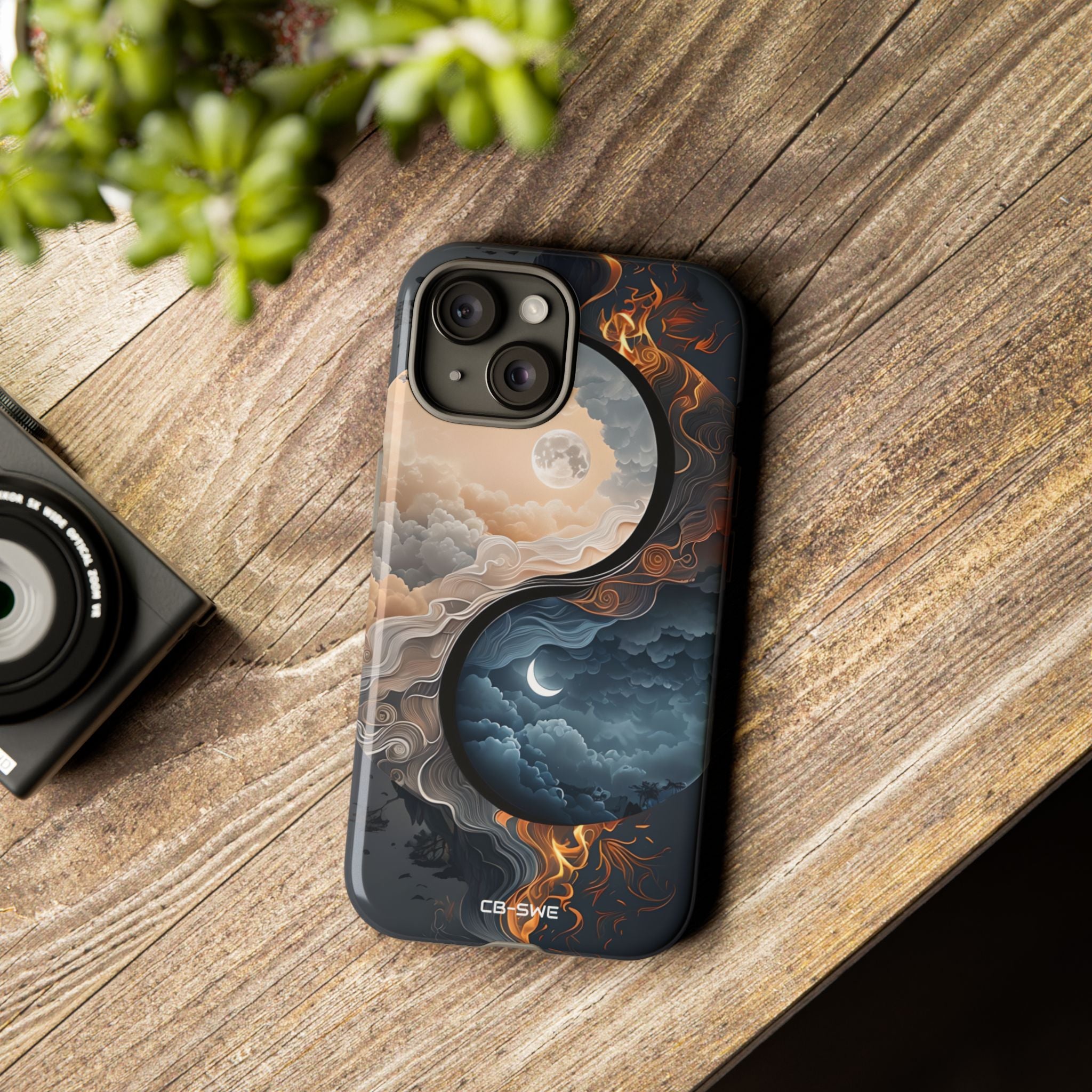Moonlit Elemental Harmony - iPhone Case
