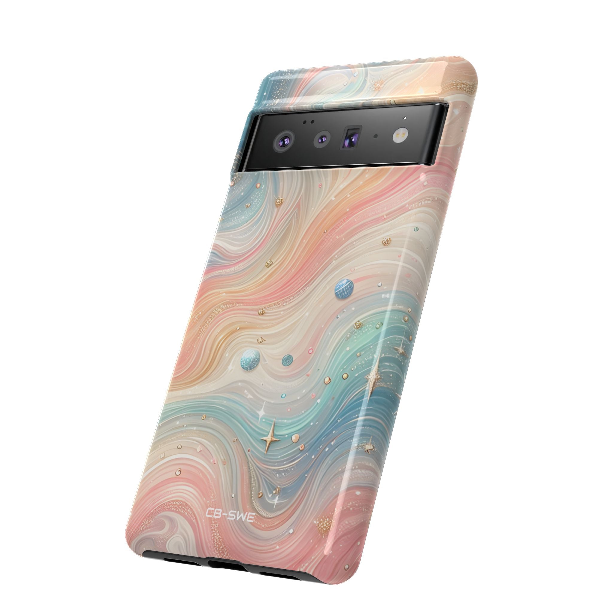 Celestial Waves Dance - Google Pixel Case