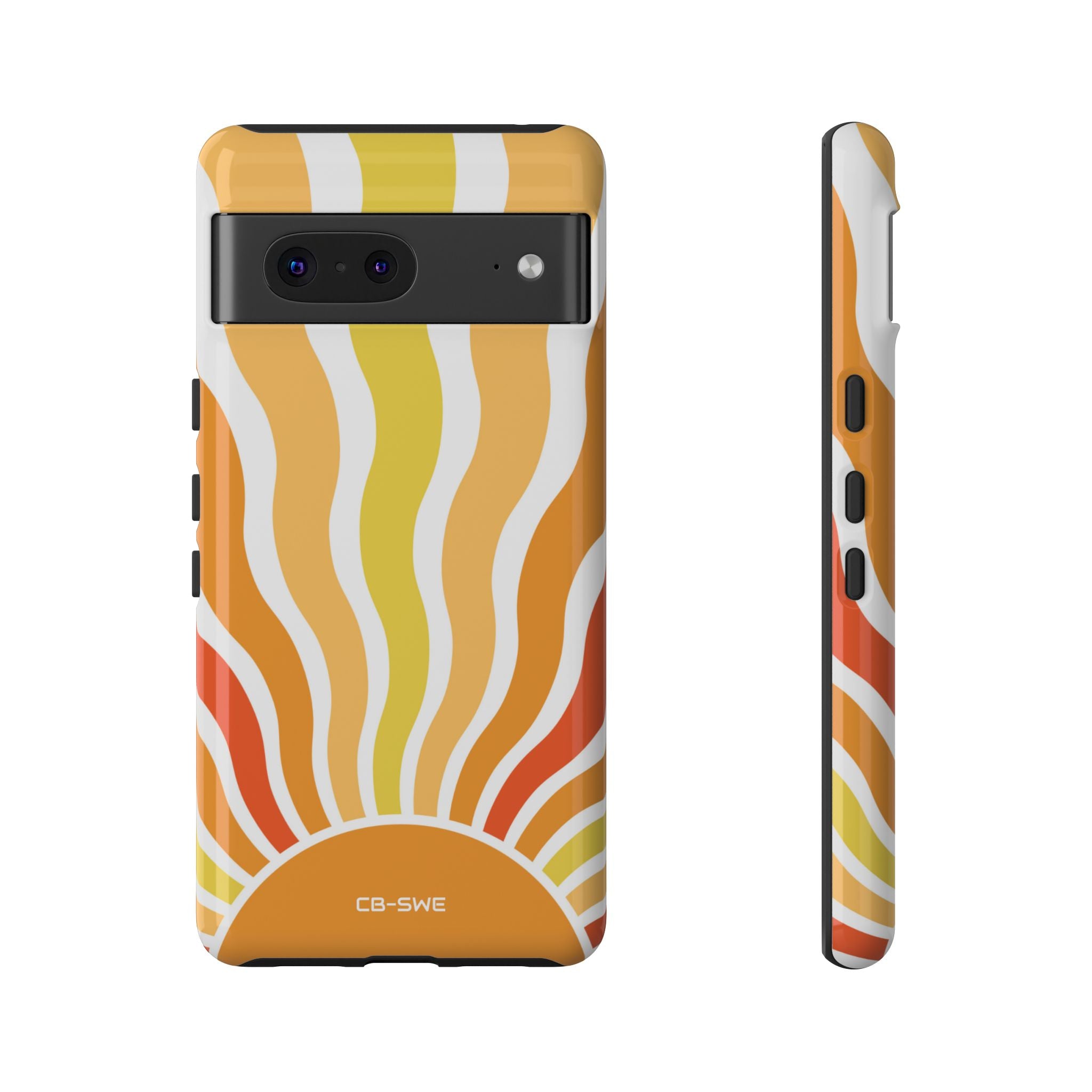 Retro Sunshine Waves - Google Pixel Case