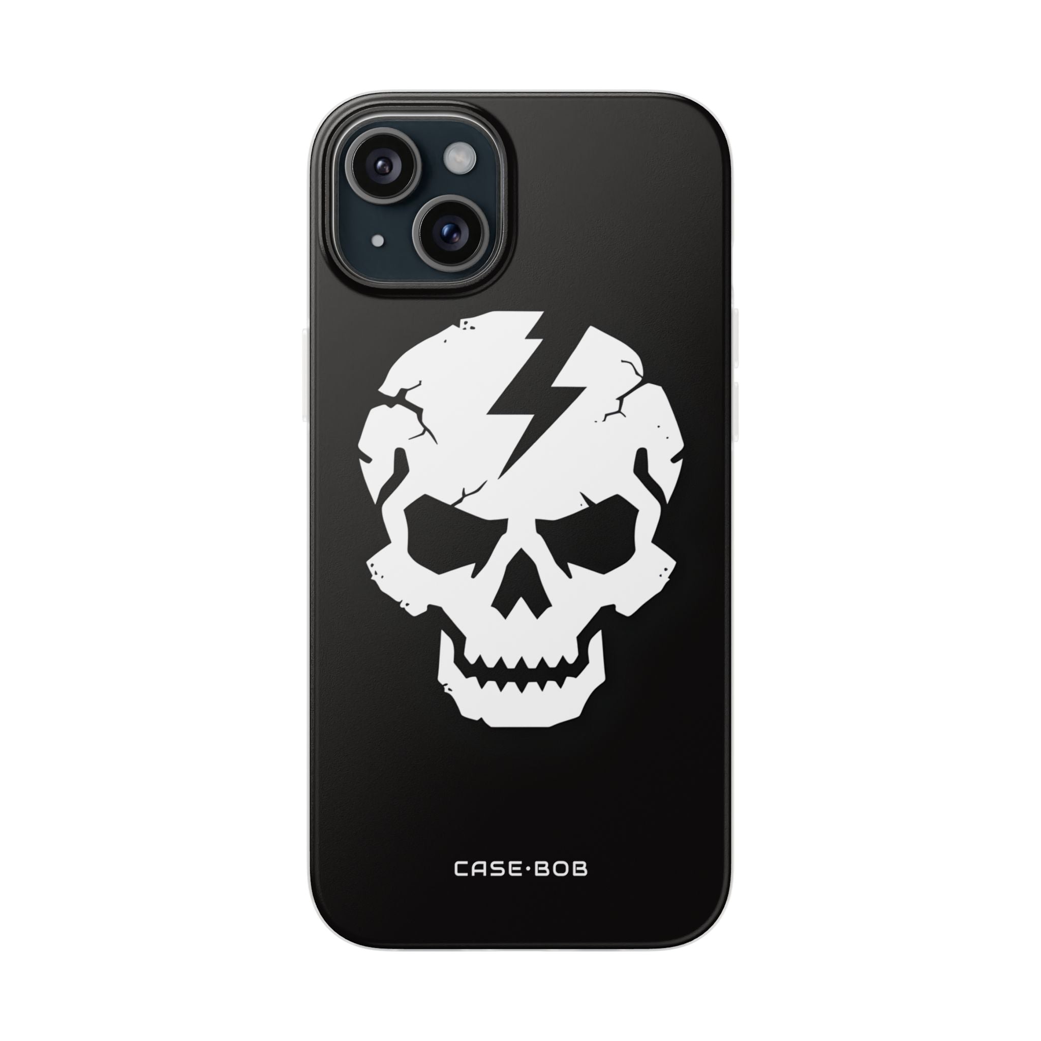 Lightning Skull iPhone 15 Plus Case - Soft