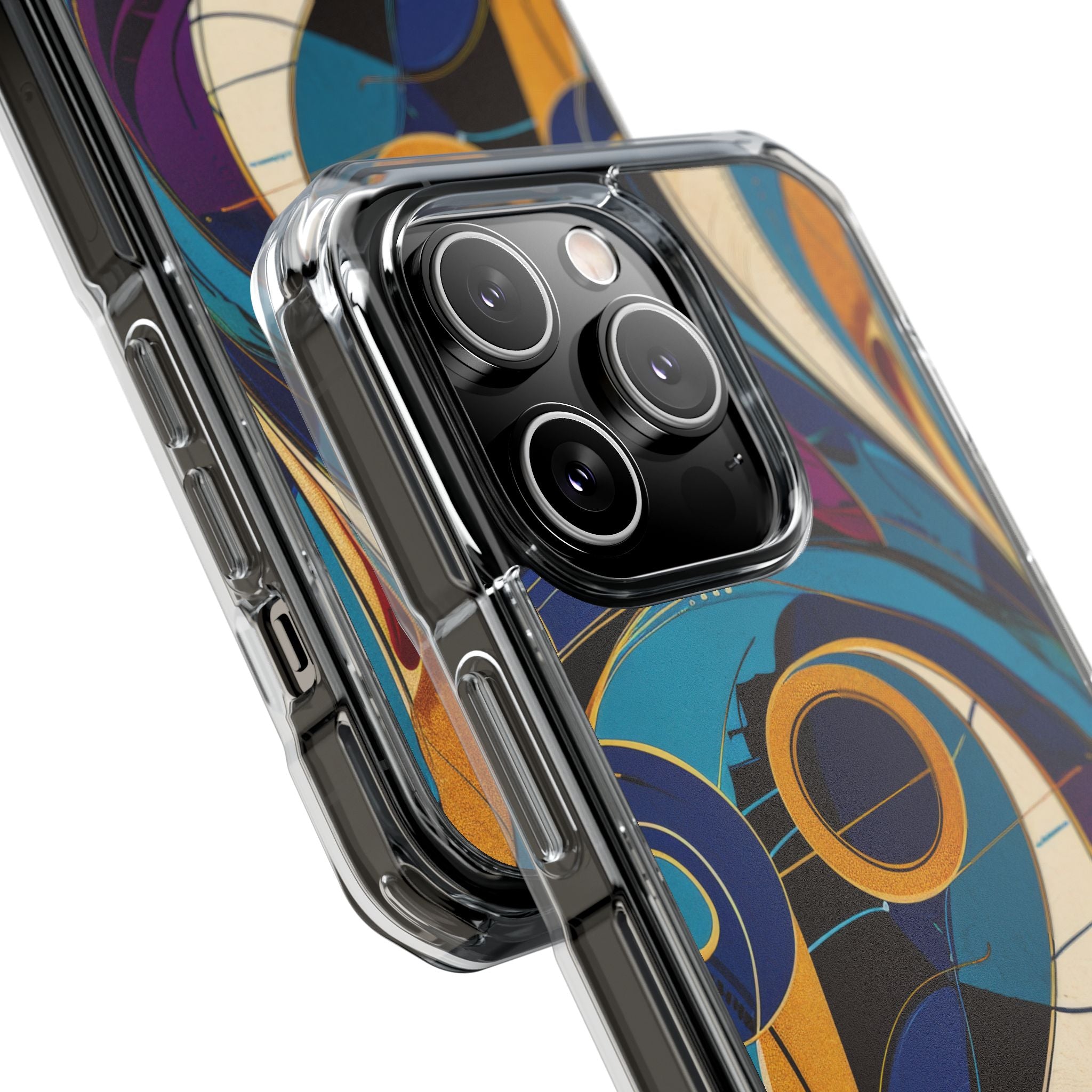 Swirling Copper Dreams iPhone 14 - Impact Clear+