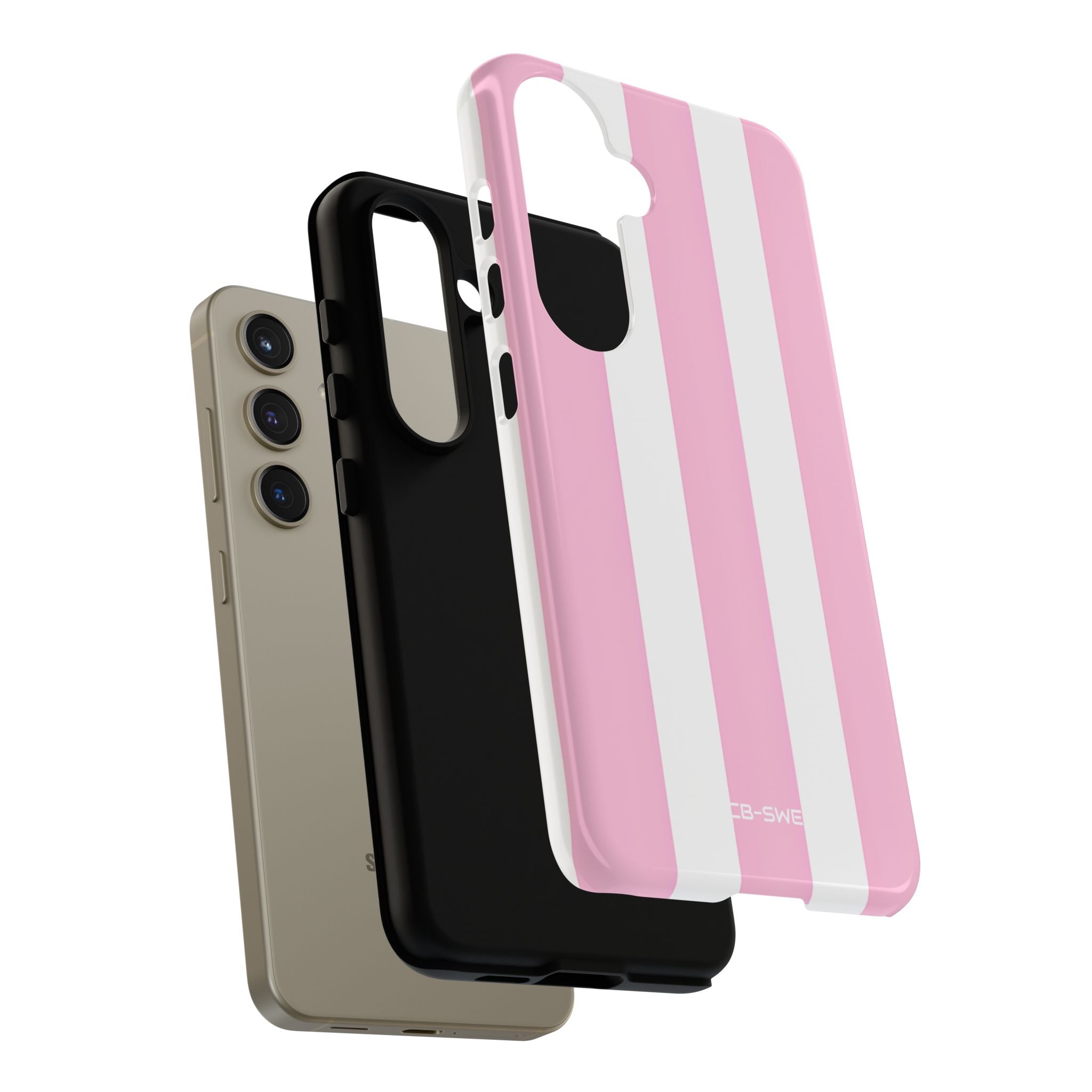 Pink White Minimalism - Samsung Case