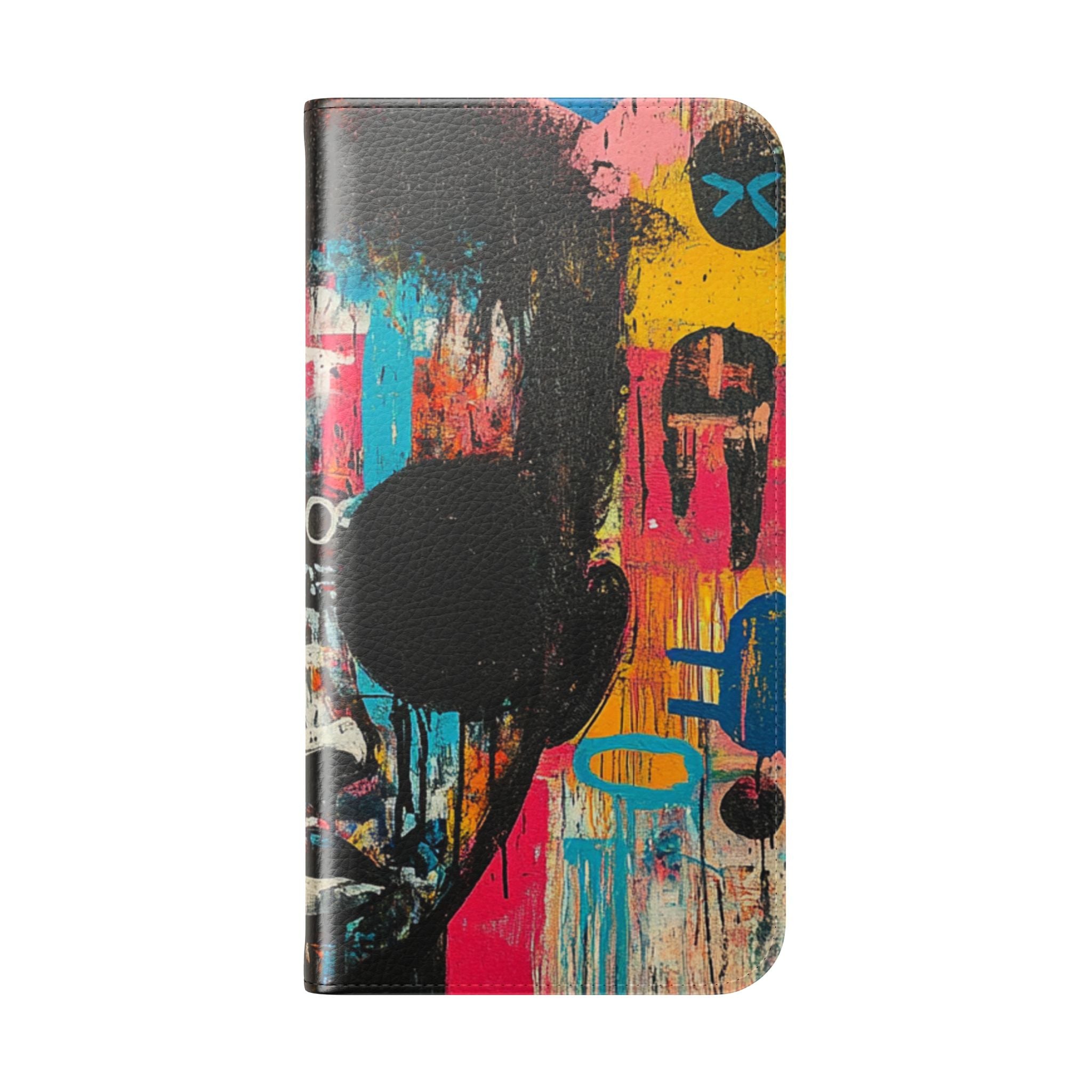 Black Orb Face - iPhone 15 Plus Case - Wallet