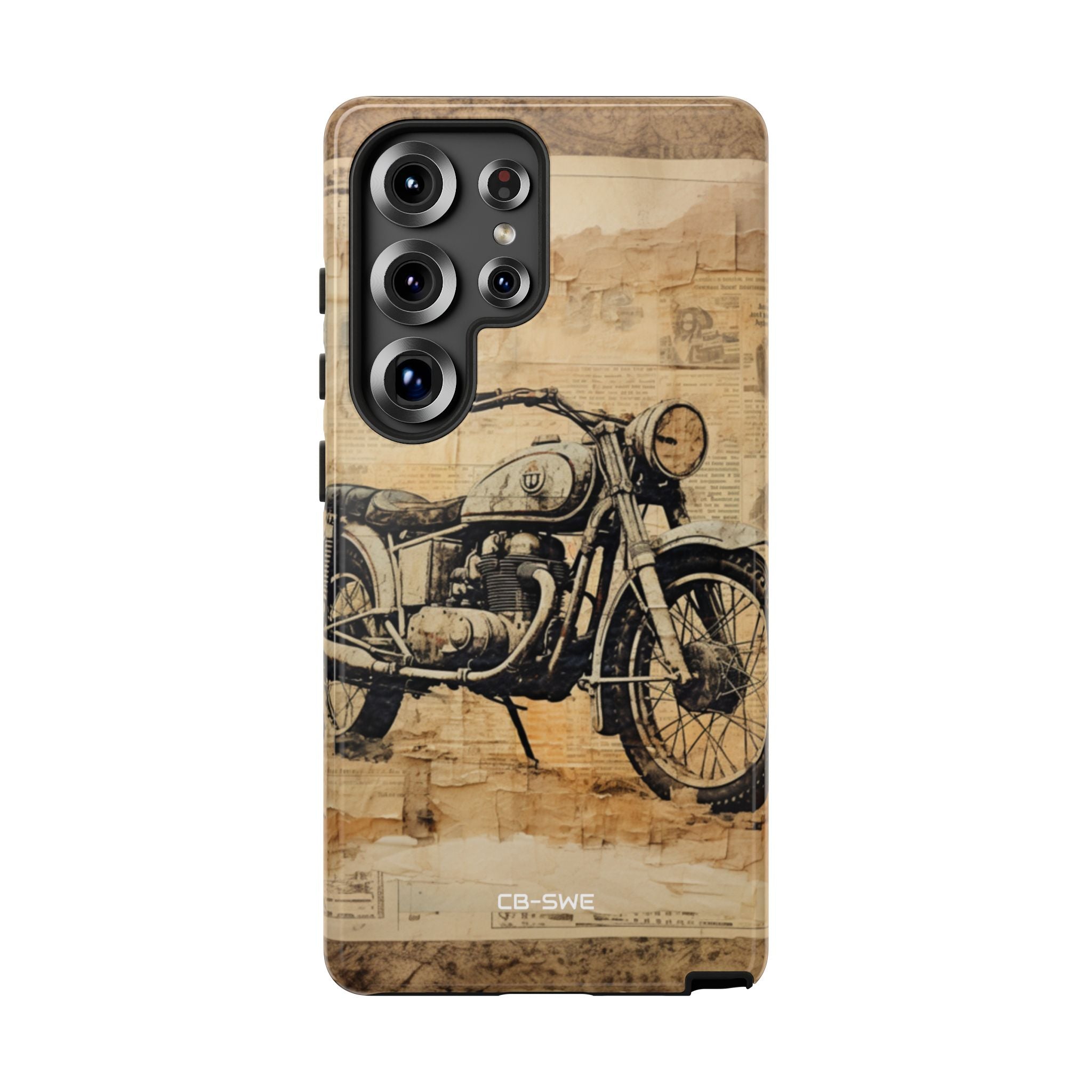 Vintage Motorcycle Collage - Samsung Case