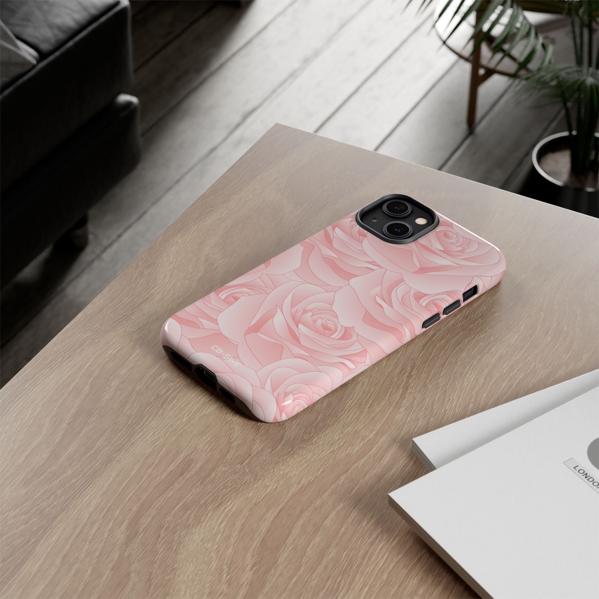 Elegant Pink Roses - iPhone Case