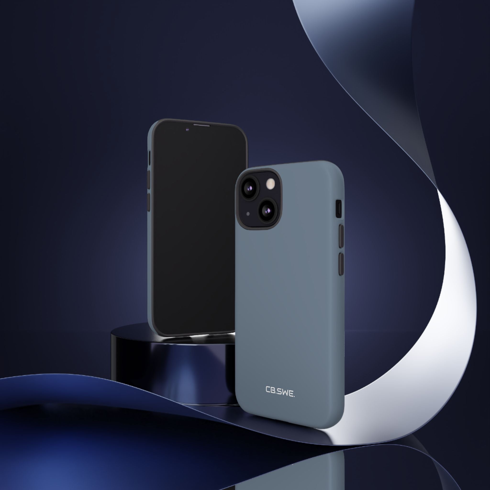 Slate Gray iPhone Case - Tough
