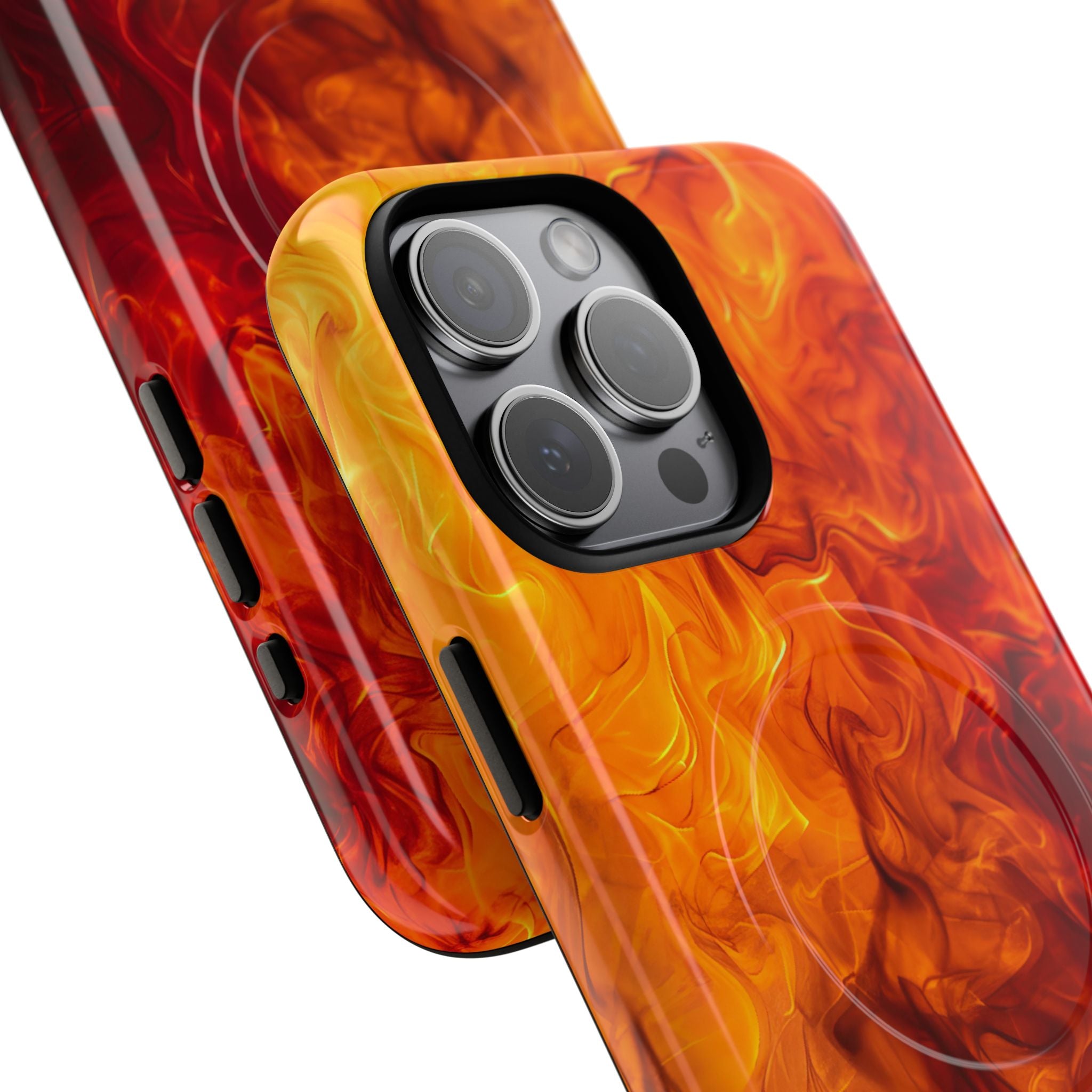 Flaming Energy Swirl iPhone 15 - Tough+