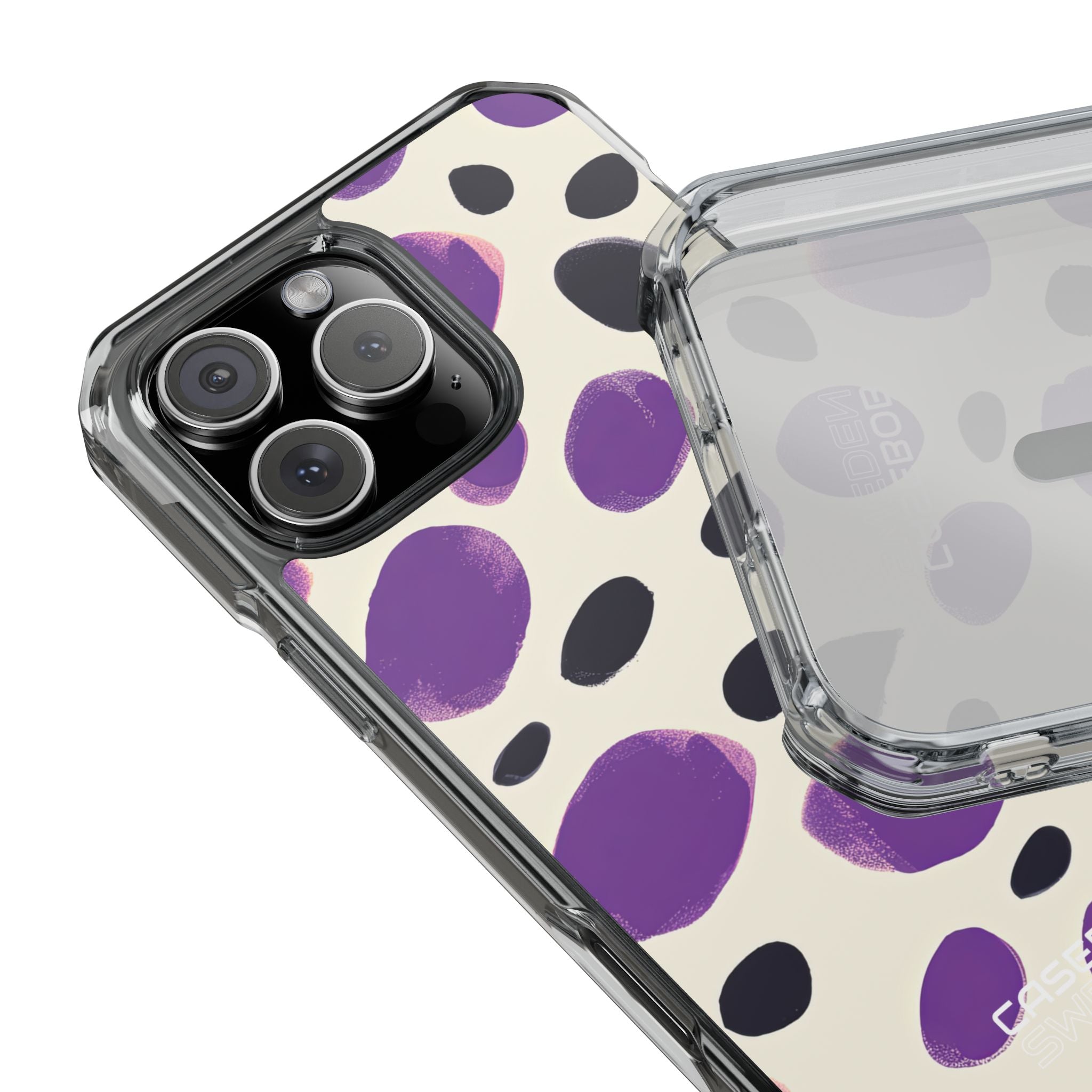 Purple Pebble Dance iPhone 16 - Impact Clear+